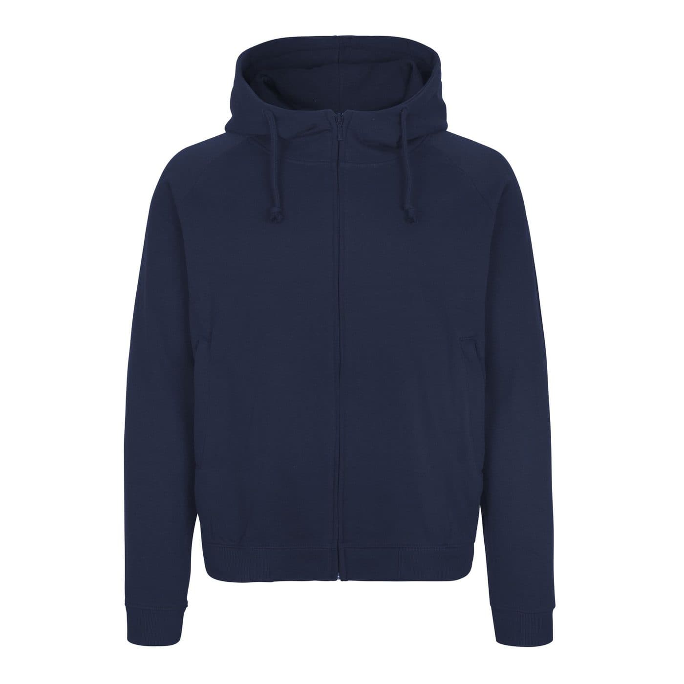 UNISEX HOODIE W. HIDDEN ZIP coloris Marine