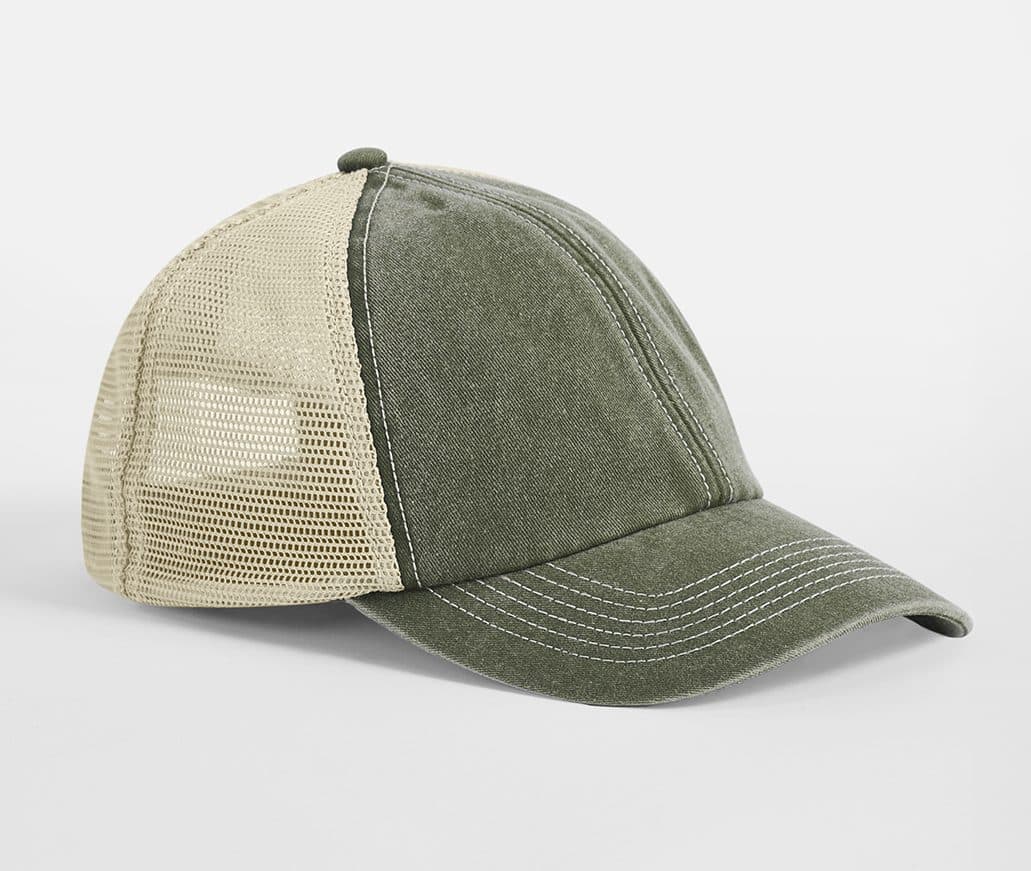 6 PANEL VINTAGE TRUCKER coloris Olive vintage / Pierre