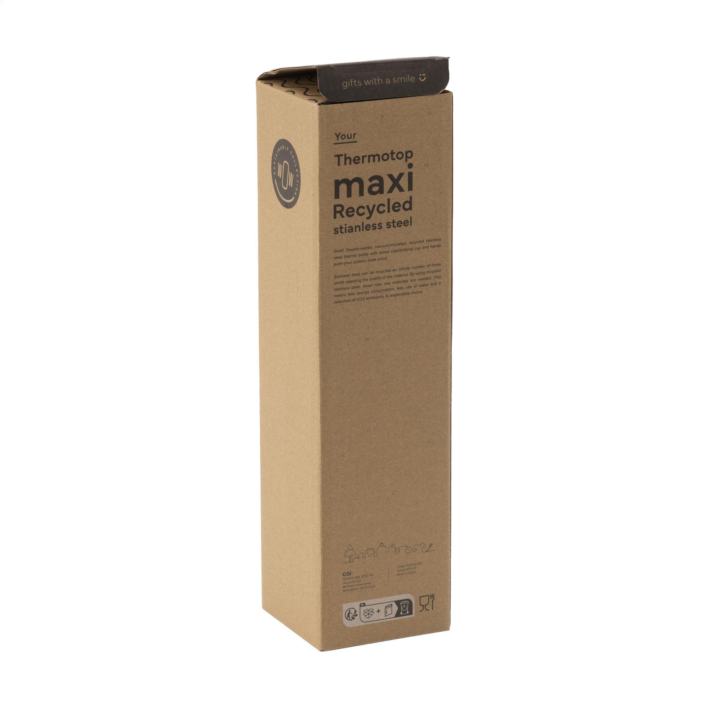 Bouteille Thermotop Midi RCS acier recyclé 1 L en situation