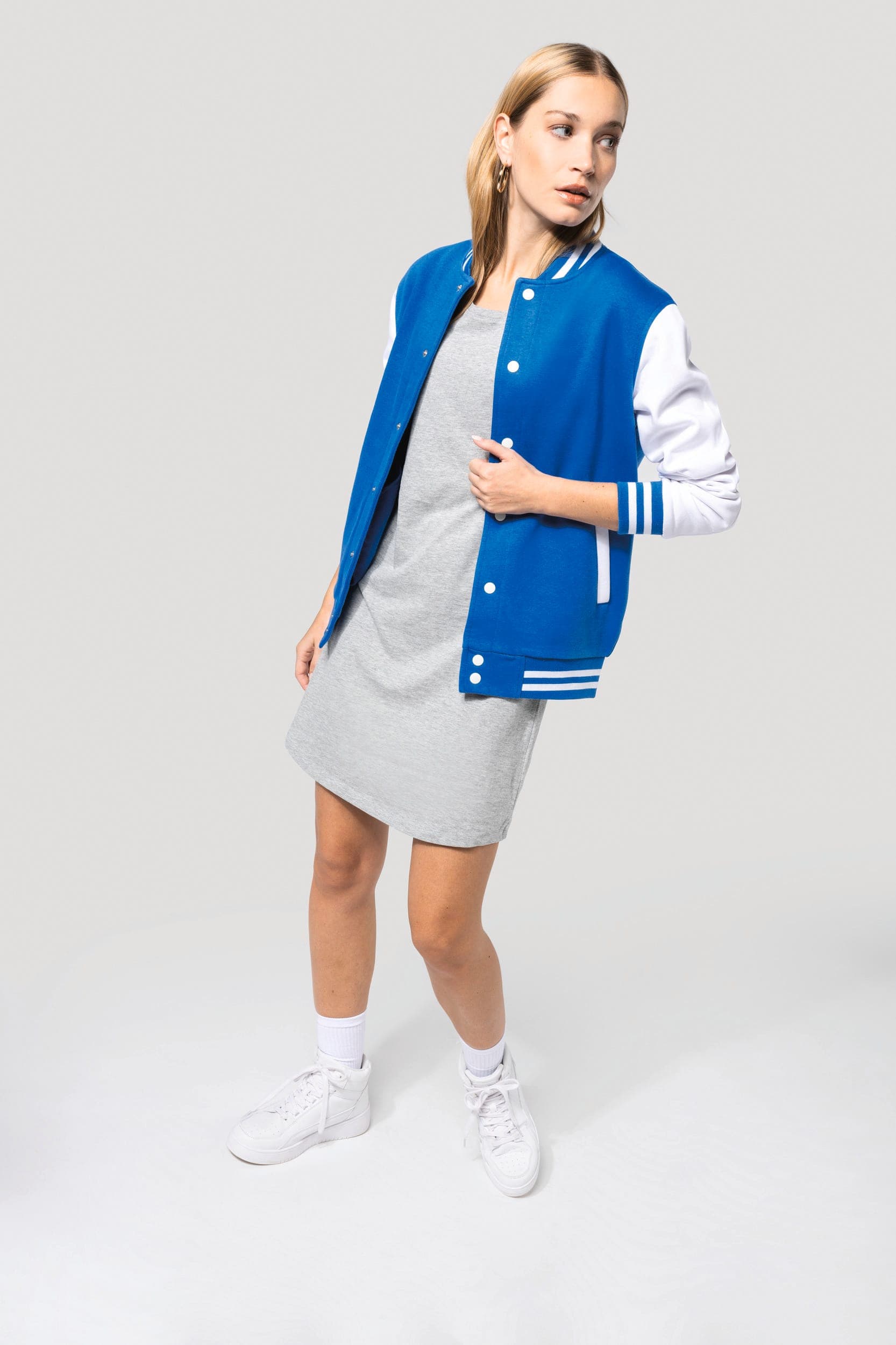 Blouson molleton teddy unisexe en situation