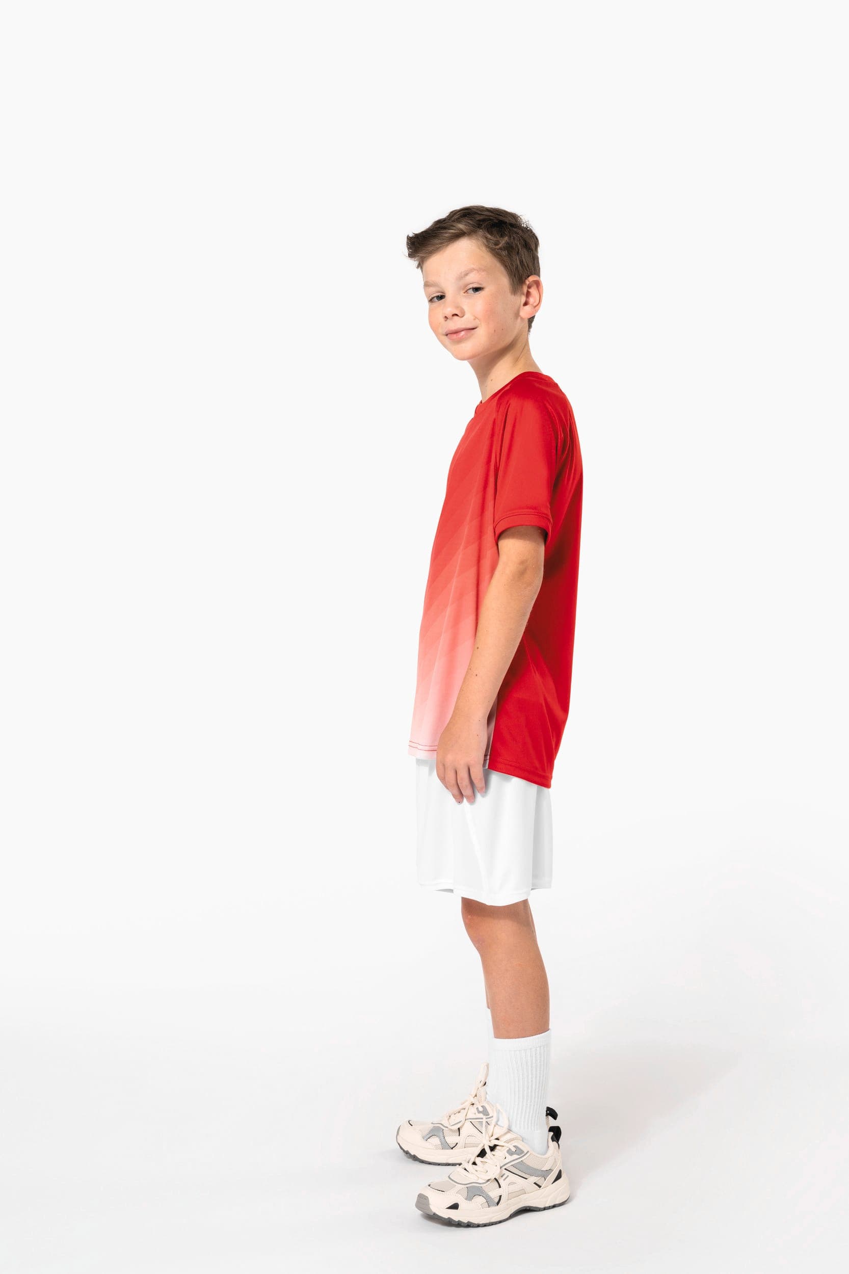 Maillot multisport polyester sublimé enfant en situation