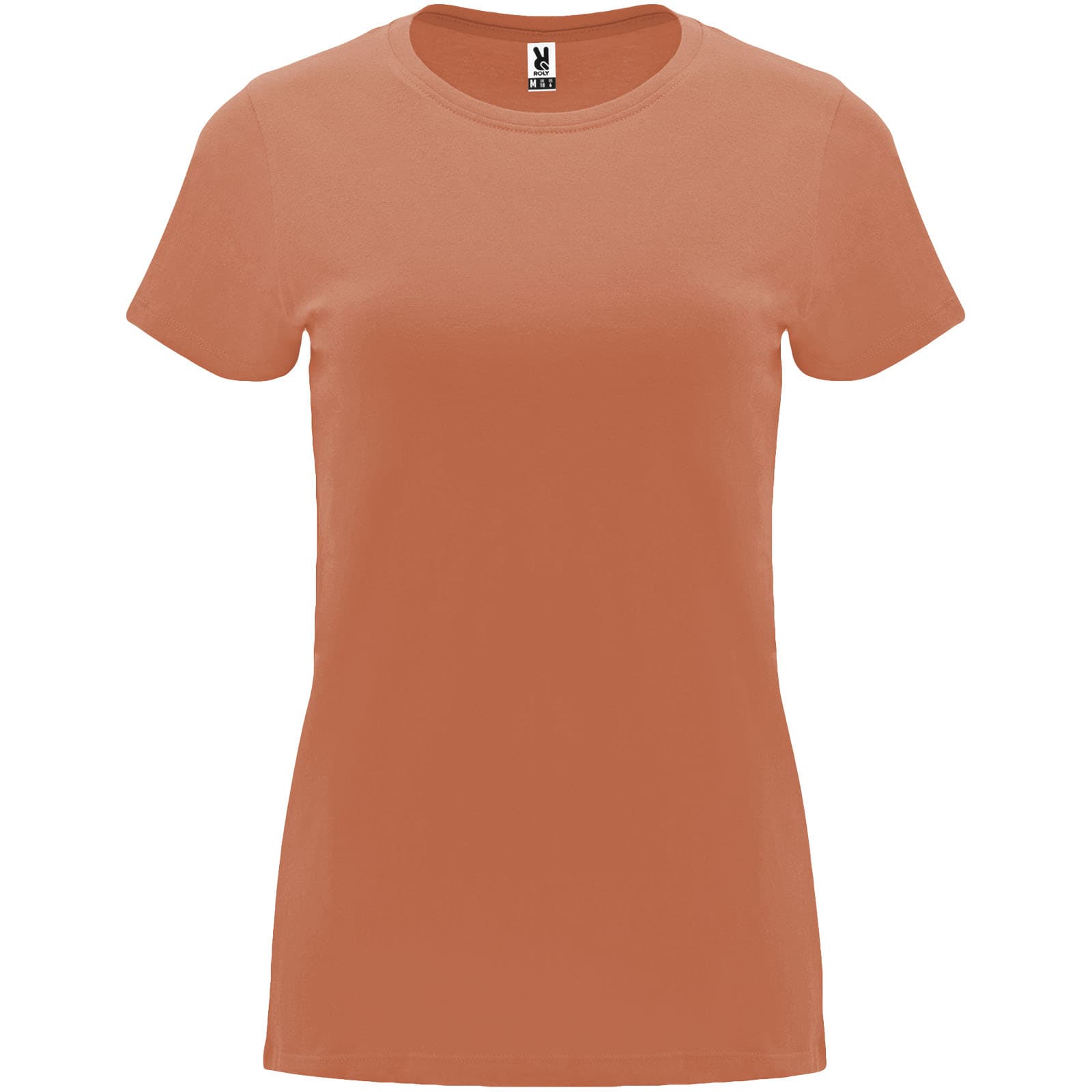 T-shirt de 170 g/m² Capri à manches courtes pour femme coloris Orange grec