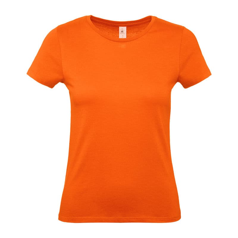 B&C #E150 WOMEN T-SHIRT coloris Orange