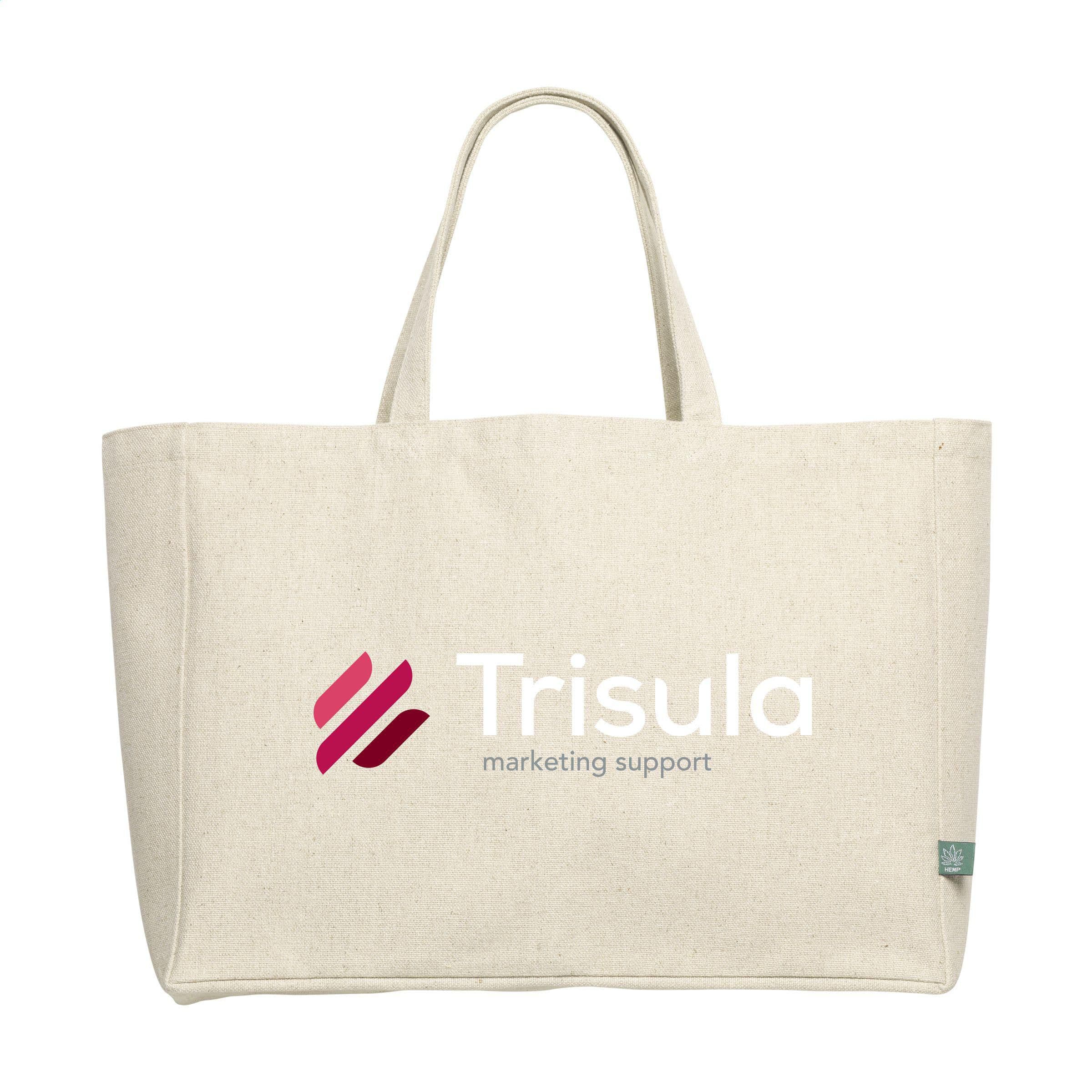 Sac shopping en chanvre (475 g/m²) en situation