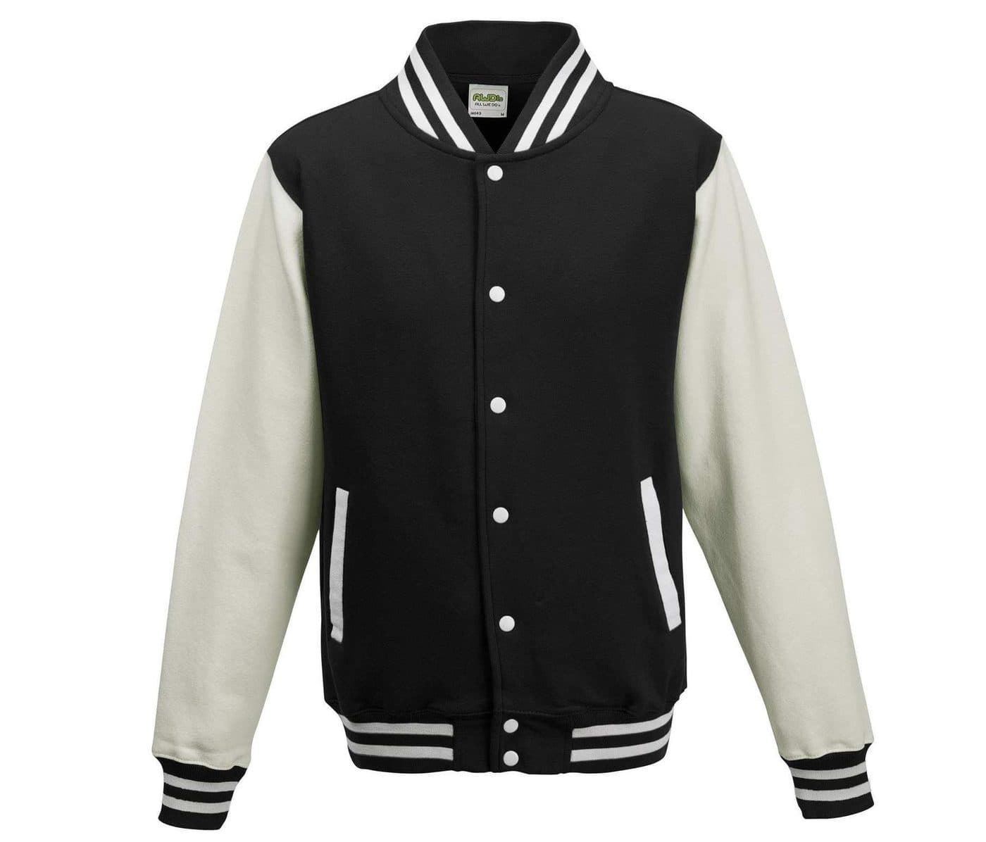 VARSITY JACKET coloris Noir jais / Blanc