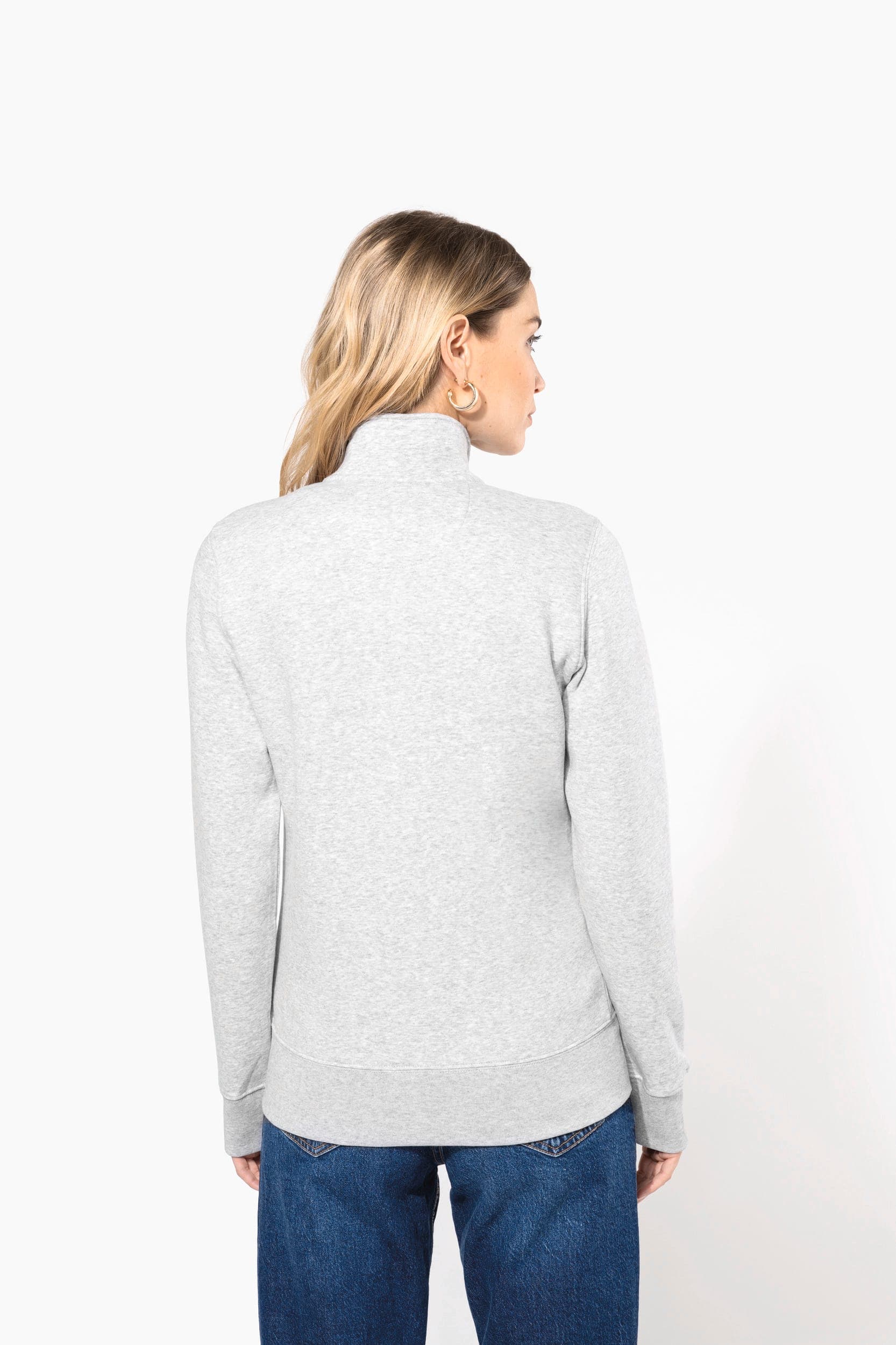 Veste molleton gratté femme en situation