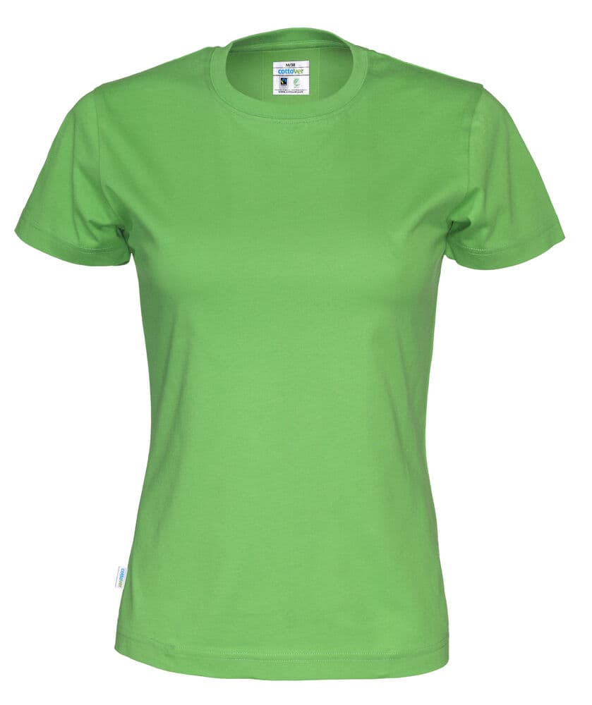 T-SHIRT FEMME - CERTIFIÉ GOTS coloris Vert