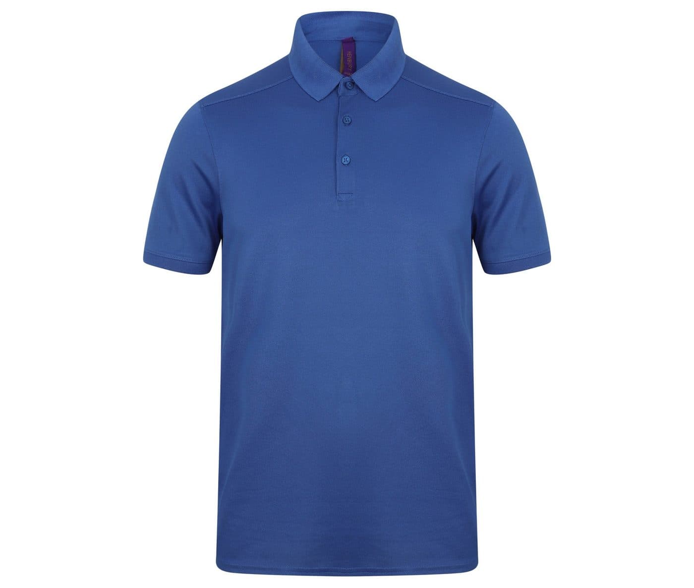 MEN’S STRETCH POLYESTER POLO SHIRT coloris Bleu roi