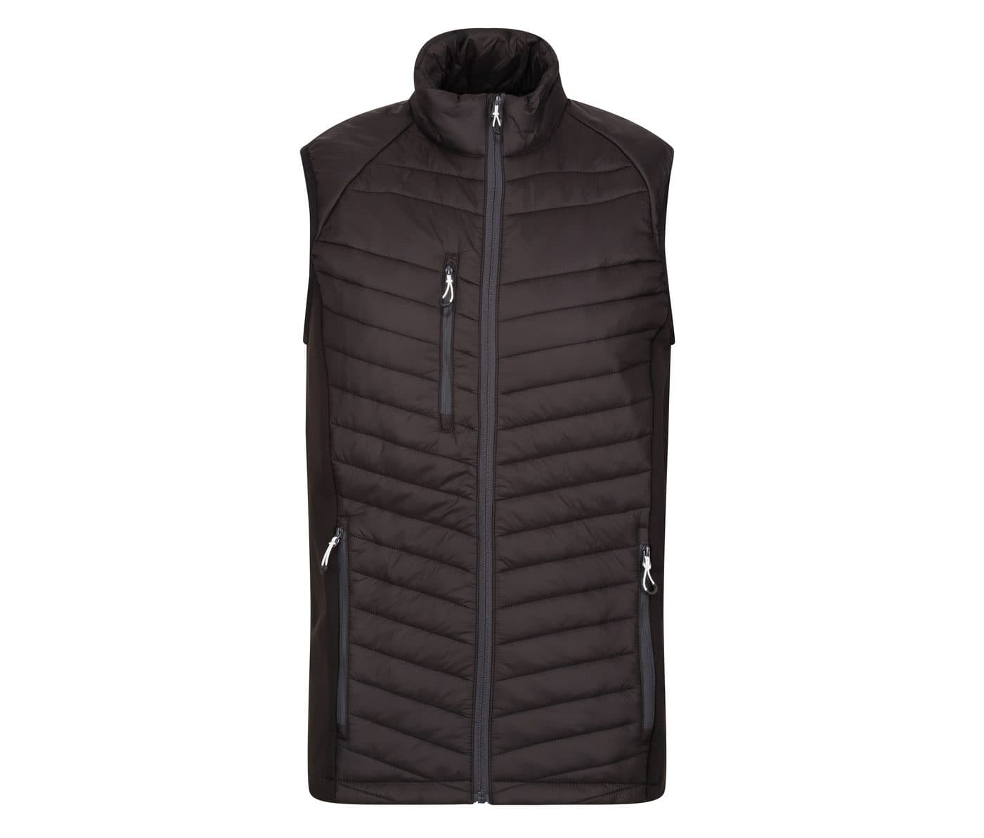 MEN'S NAVIGATE HYBRID BODYWARMER coloris Noir / Gris Seal