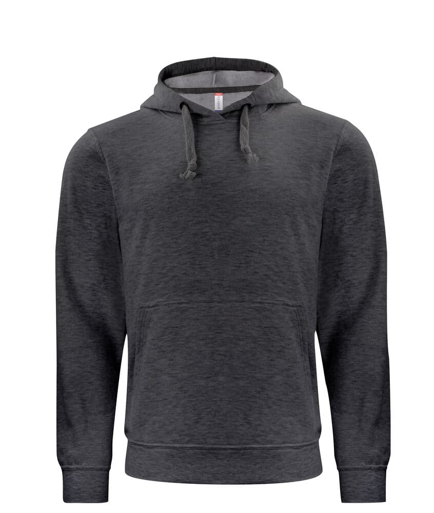 Clique Basic Hoody coloris Anthracite chiné