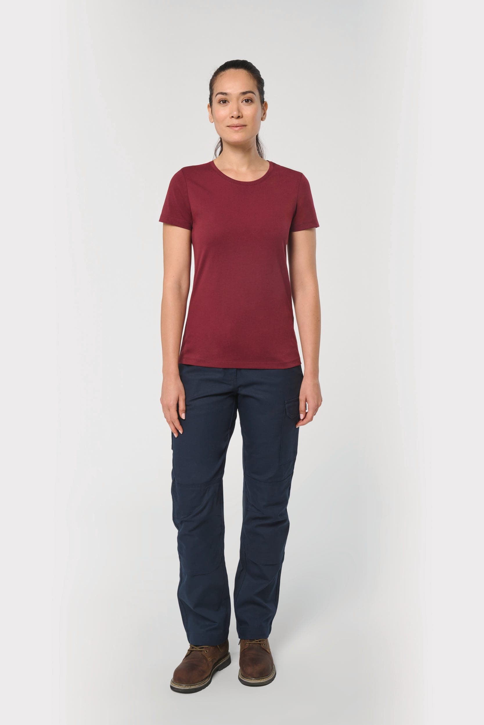 T-shirt à traitement antibactérien femme en situation