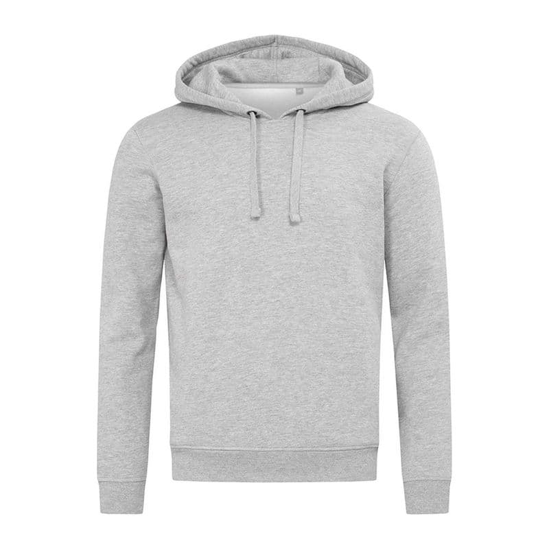 Select Unisex Side Pocket Hoodie coloris Gris chiné