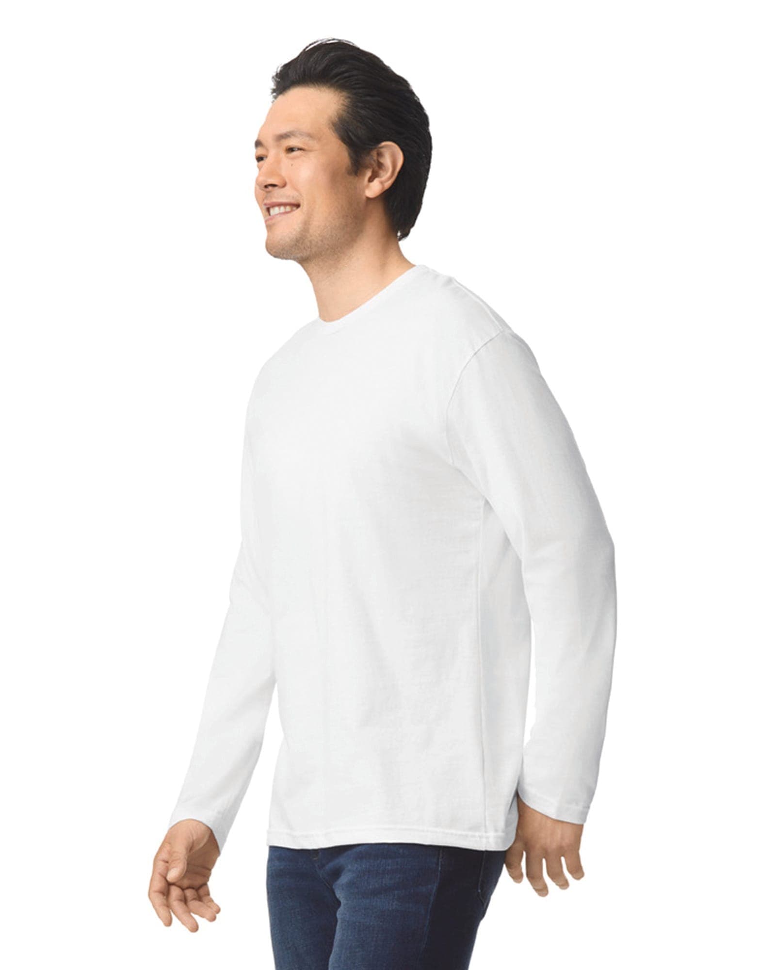 T-shirt homme manches longues Softstyle en situation