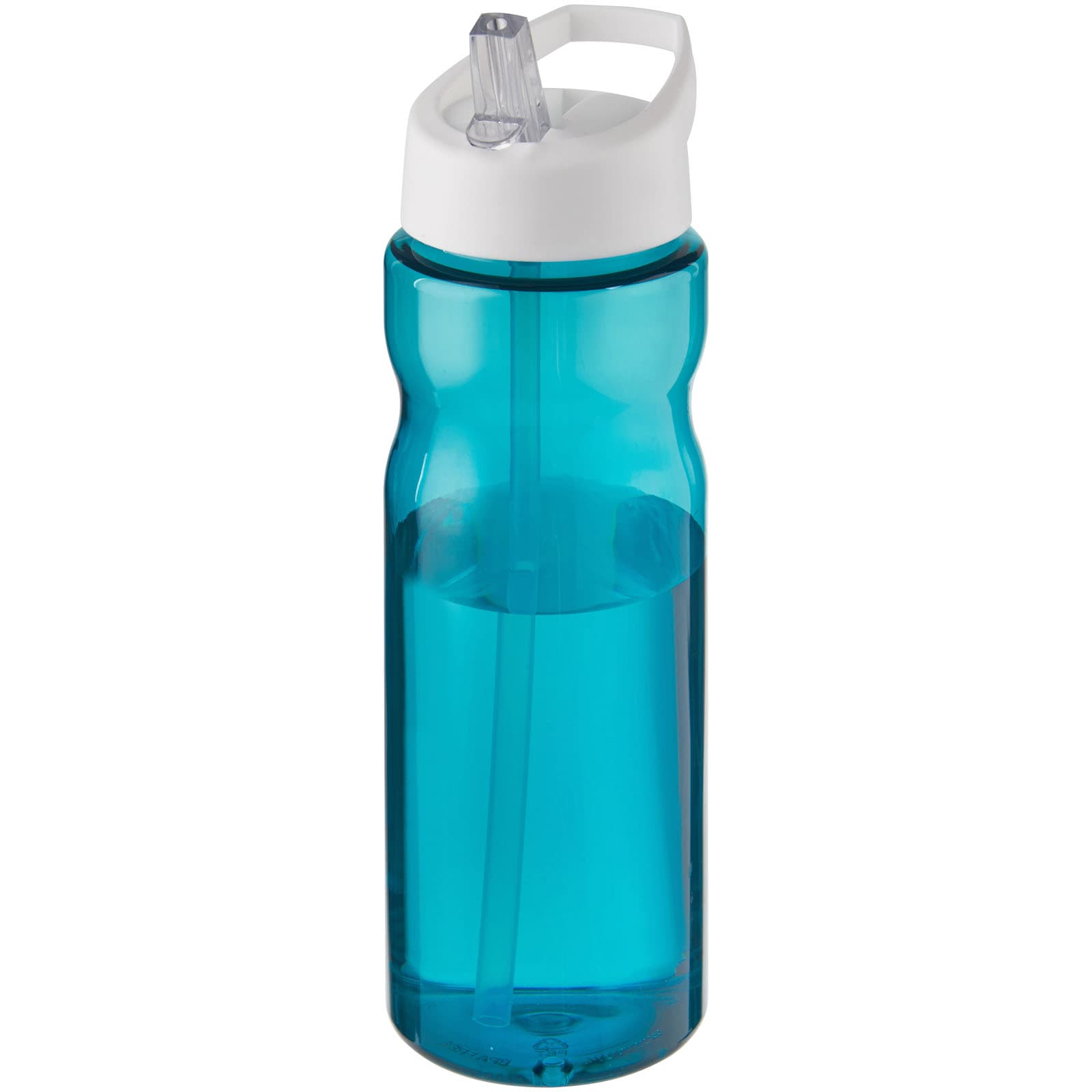 Bouteille de sport H2O Active® Base 650ml avec couvercle à goulot coloris Bleu aqua