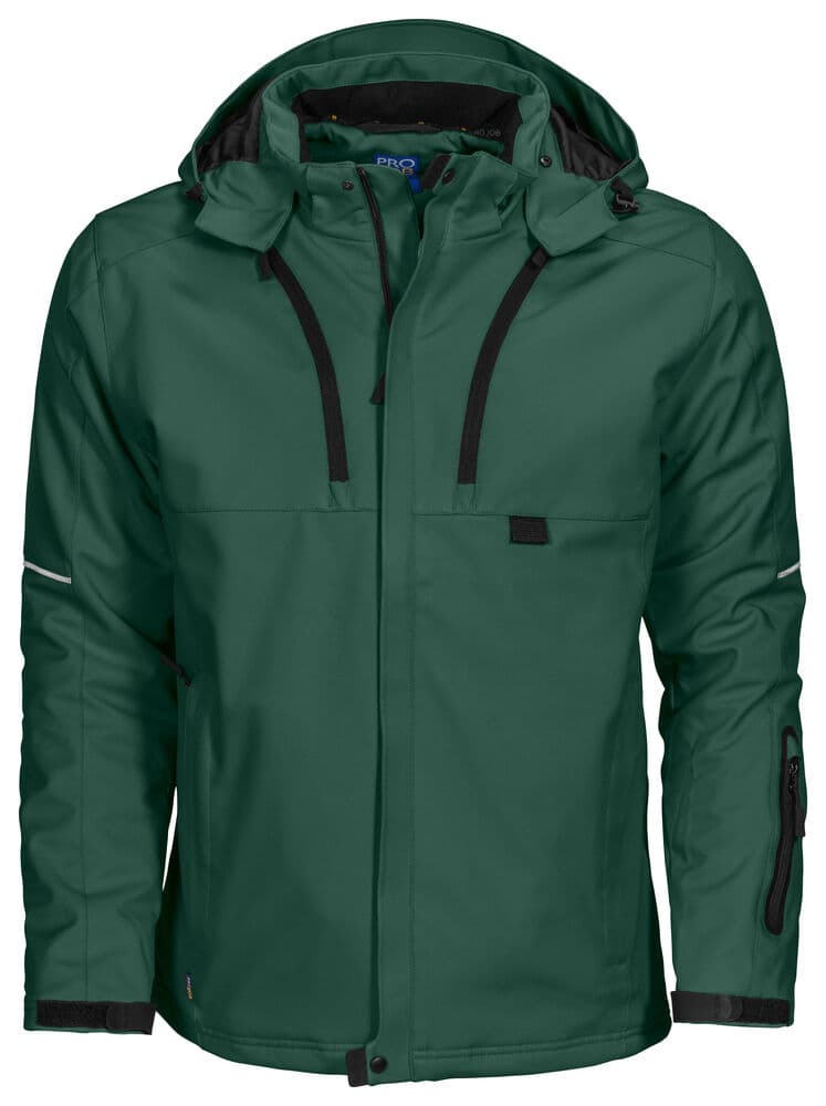 3407 VESTE SOFTSHELL DOUBLÉE coloris Vert Forêt