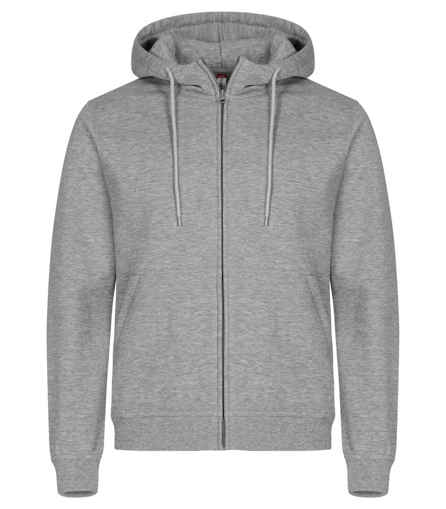 Clique Miami Hoody FZ coloris Gris chiné