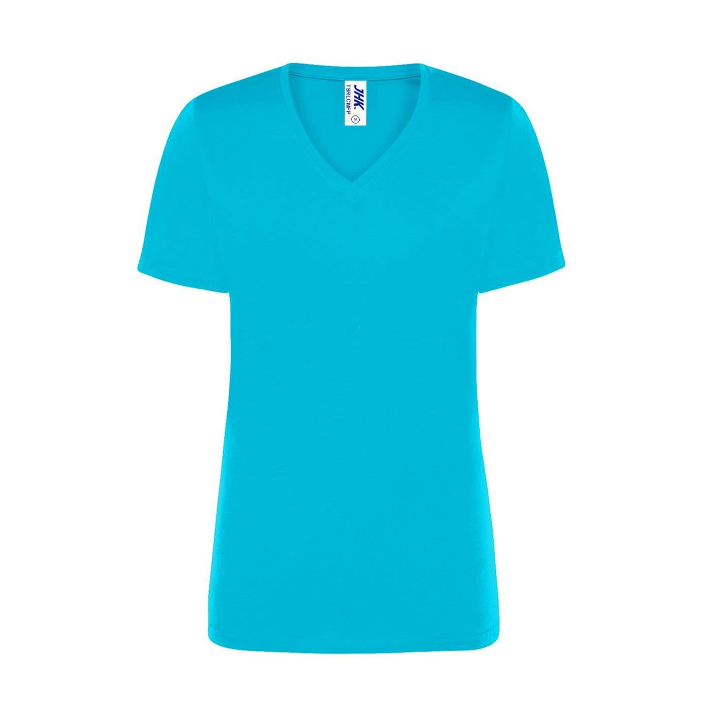 REGULAR LADY COMFORT V-NECK coloris Turquoise