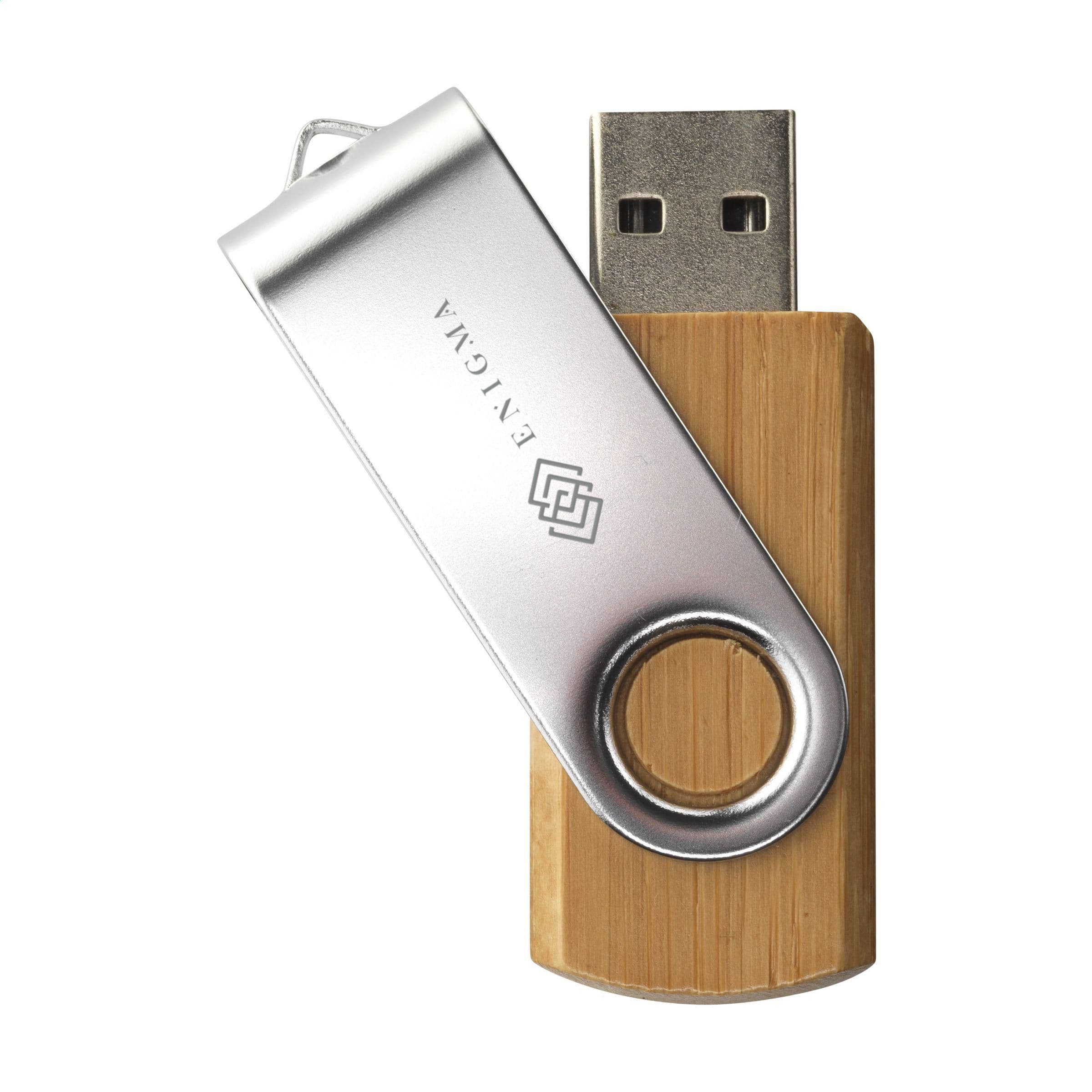 Clé USB Twist Bamboo 16 GB en stock en situation