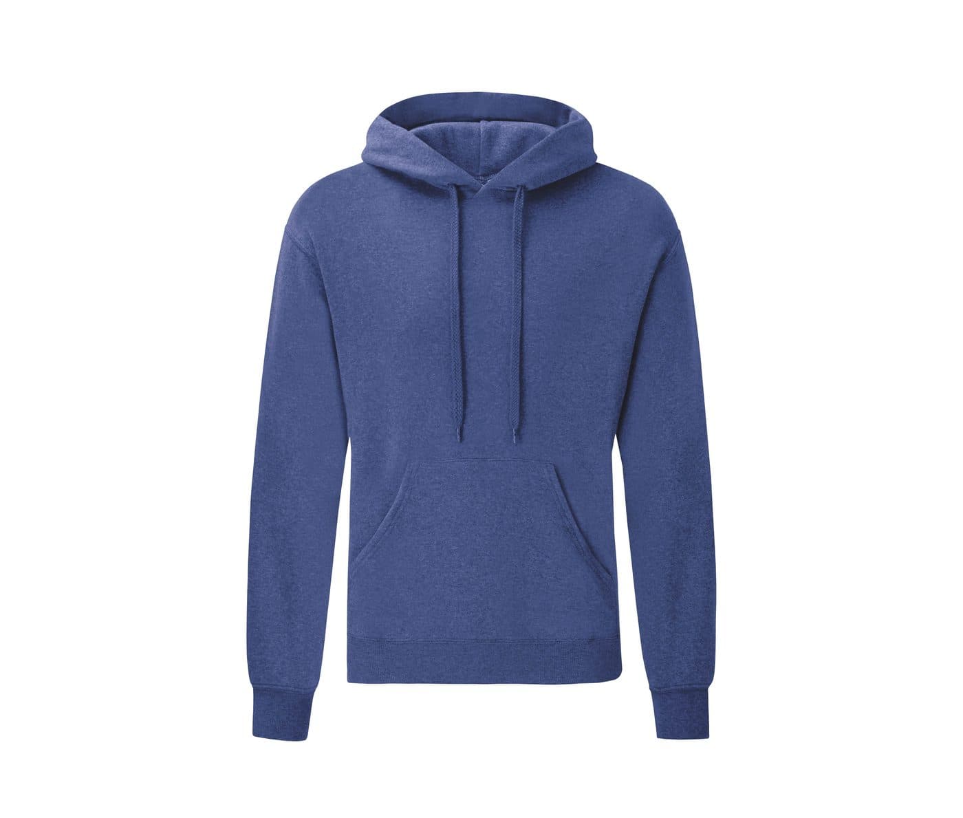 CLASSIC HOODED SWEAT coloris Bleu roi chiné