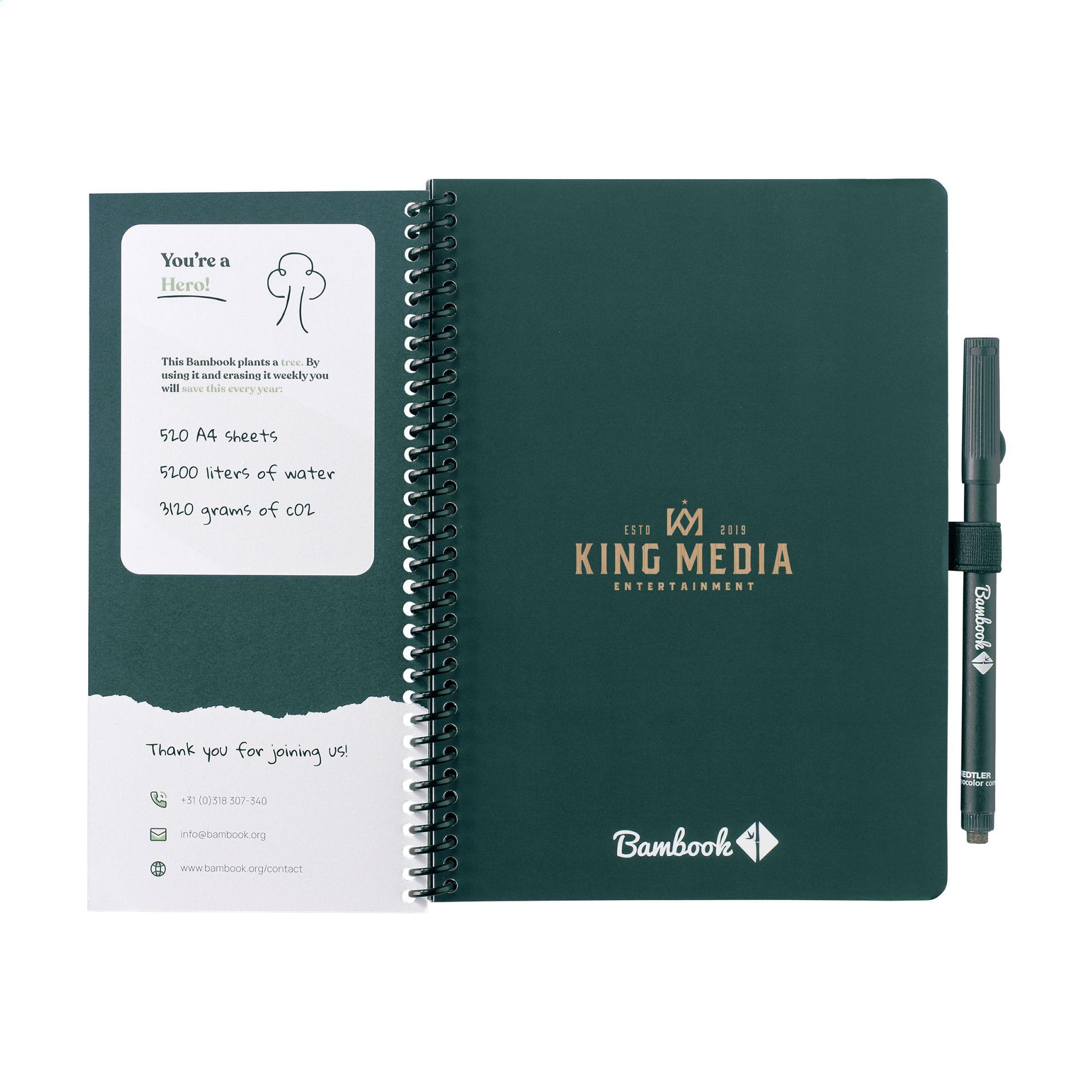 Carnet de notes Bambook Classic Original pointillé A5 en situation