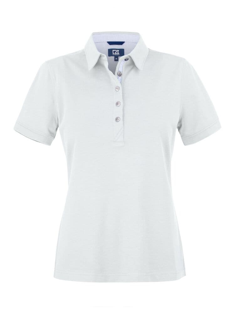 Polo Cutter & Buck Advantage Premium femme coloris Blanc