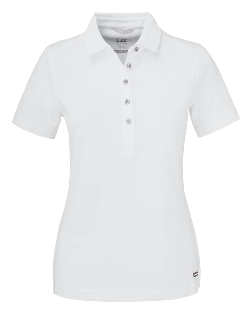 Polo Cutter & Buck Advantage femme coloris Blanc