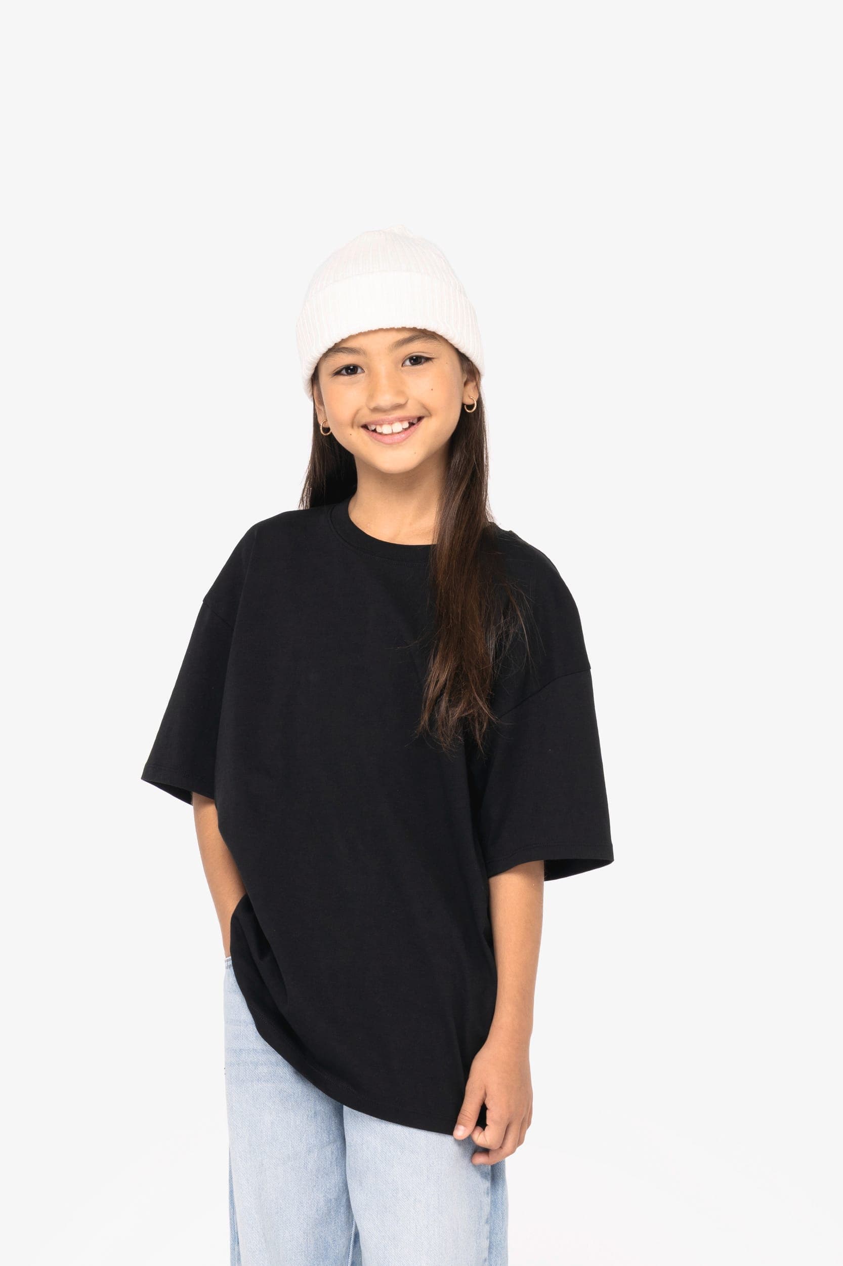 T-shirt écoresponsable oversize enfant en situation