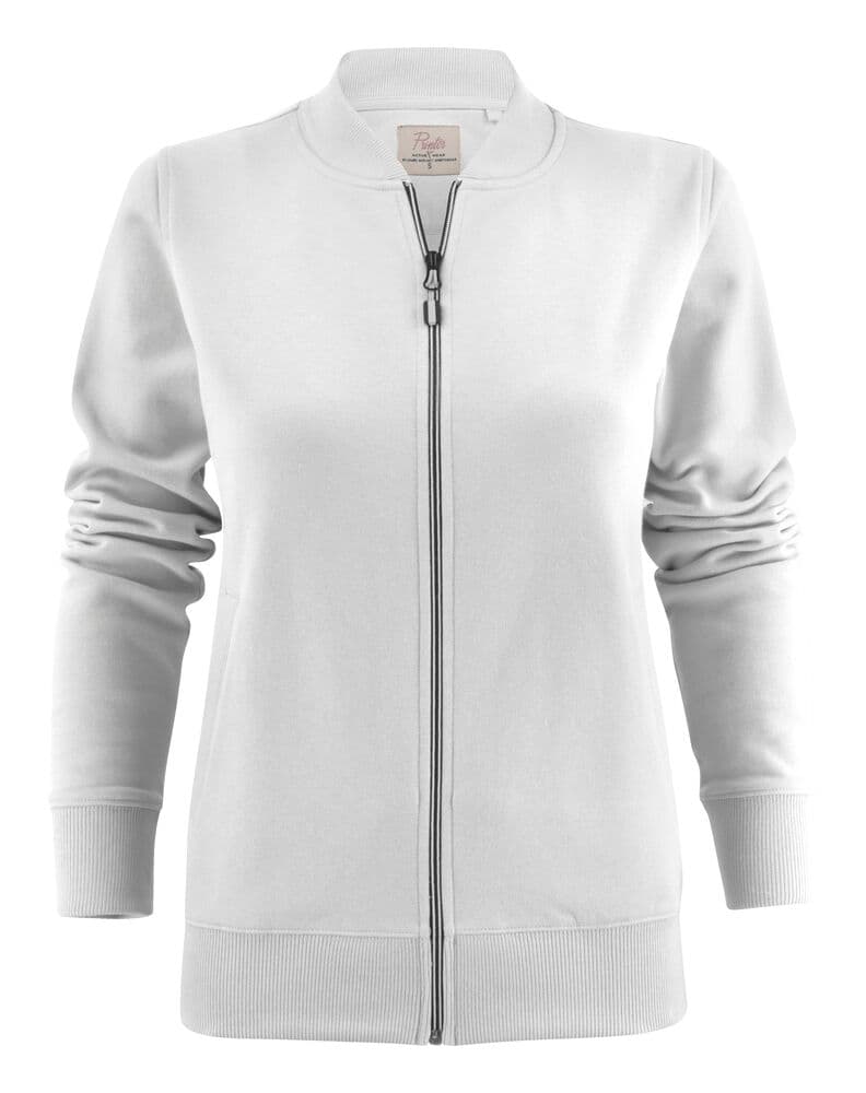 Javelin Sweat-shirt Fermeture Complète Femme coloris Blanc