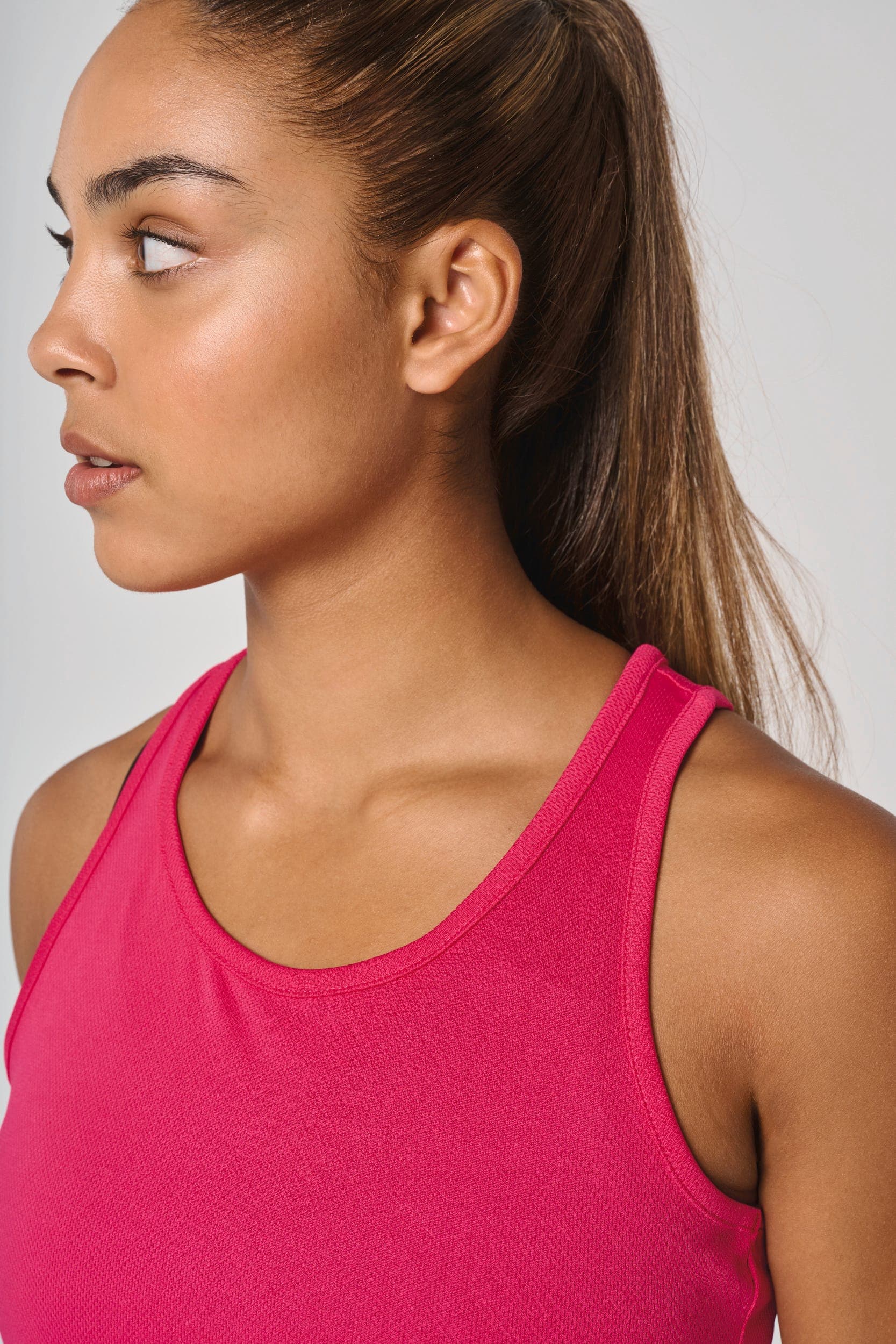 Débardeur de sport femme en situation