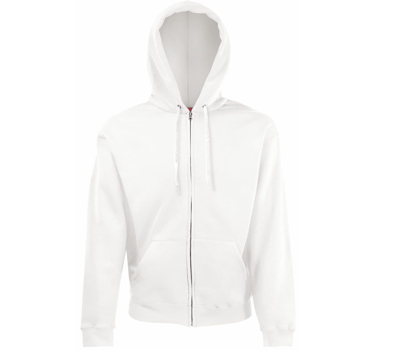 CLASSIC HOODED SWEAT JACKET coloris Blanc