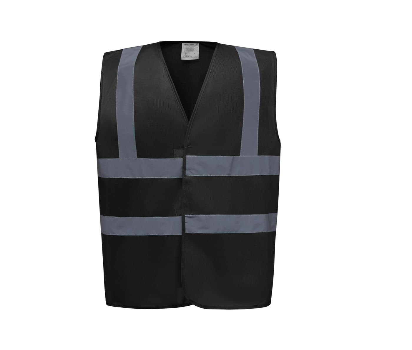 HI-VIS 2-BAND AND BRACES WAISTCOAT coloris Noir