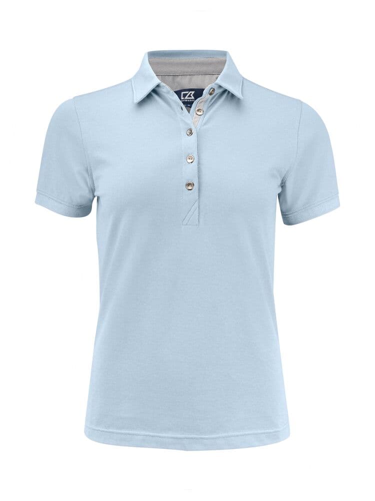 Polo Cutter & Buck Advantage Premium femme coloris Bleu céleste