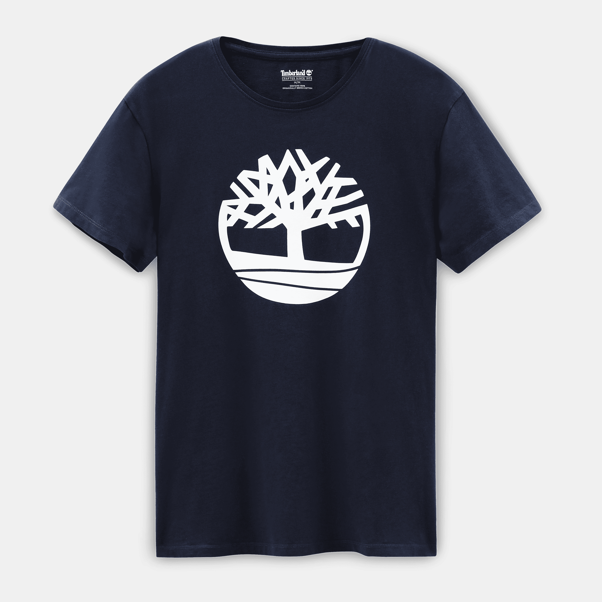 T-shirt bio Brand Tree coloris Saphir foncé