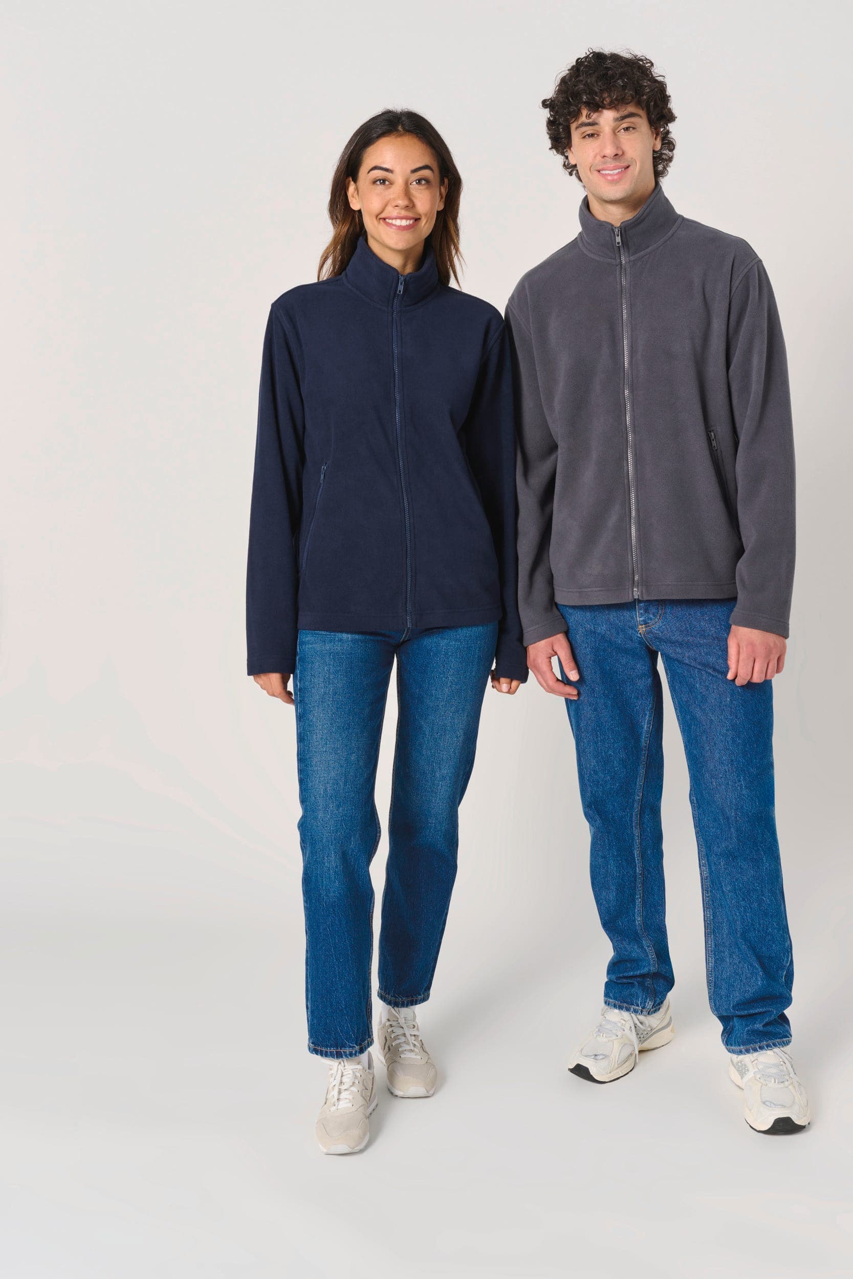 Veste polaire unisexe en situation