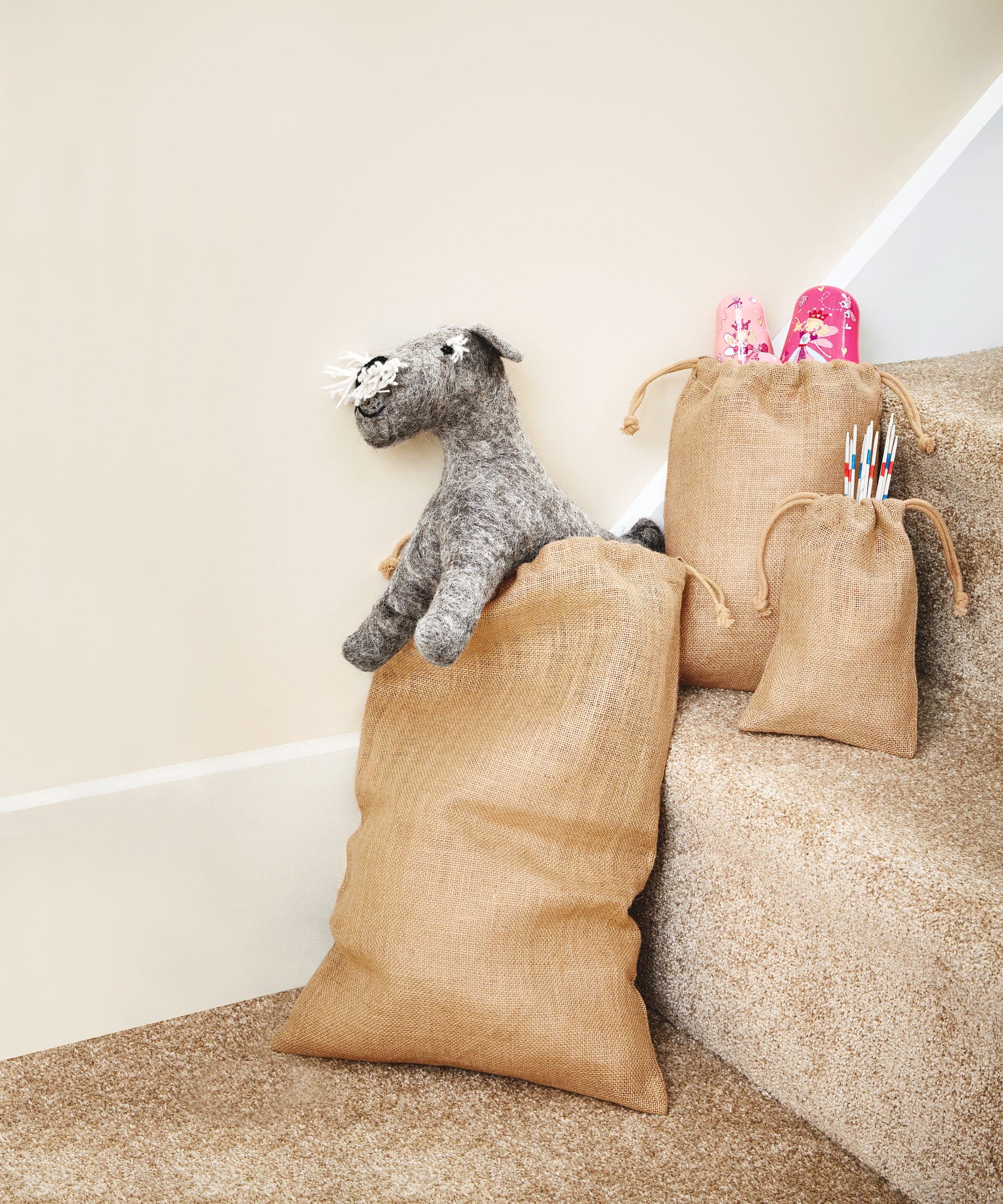 JUTE STUFF BAG en situation