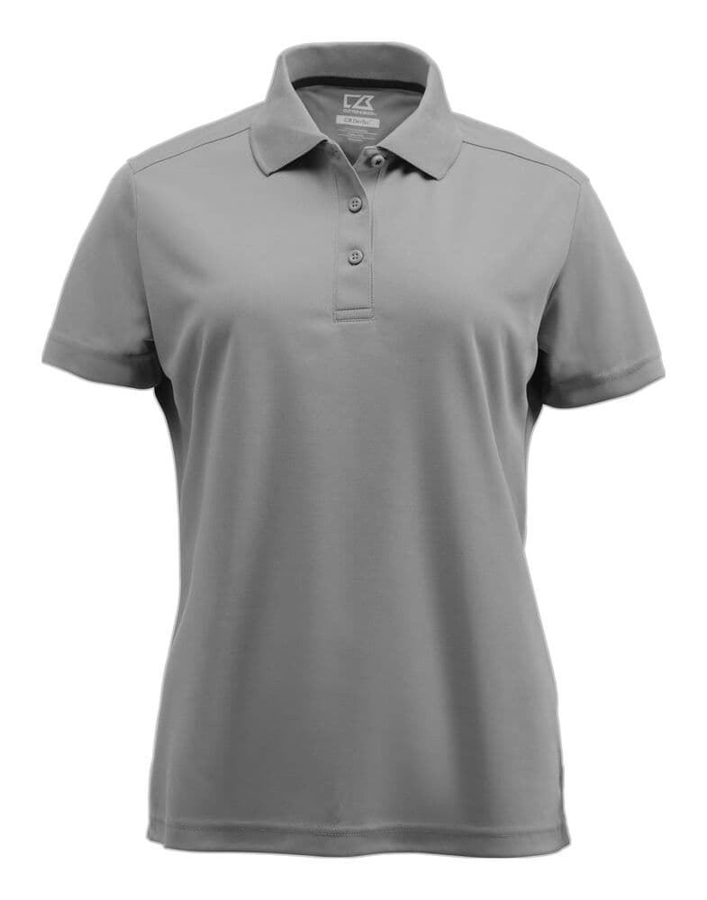 Polo Cutter & Buck Kelowna femme coloris Gris clair