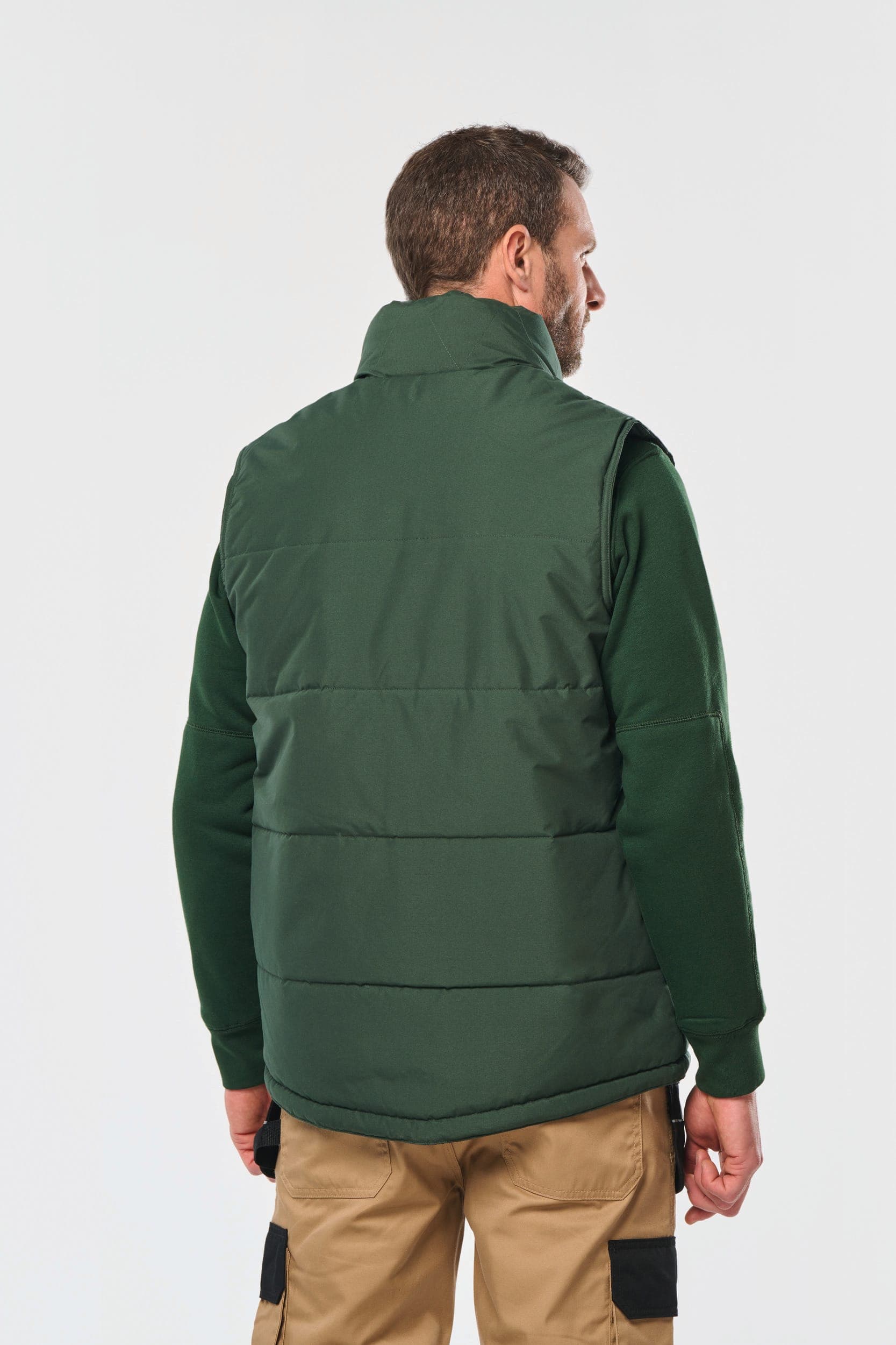 Bodywarmer matelassé homme en situation
