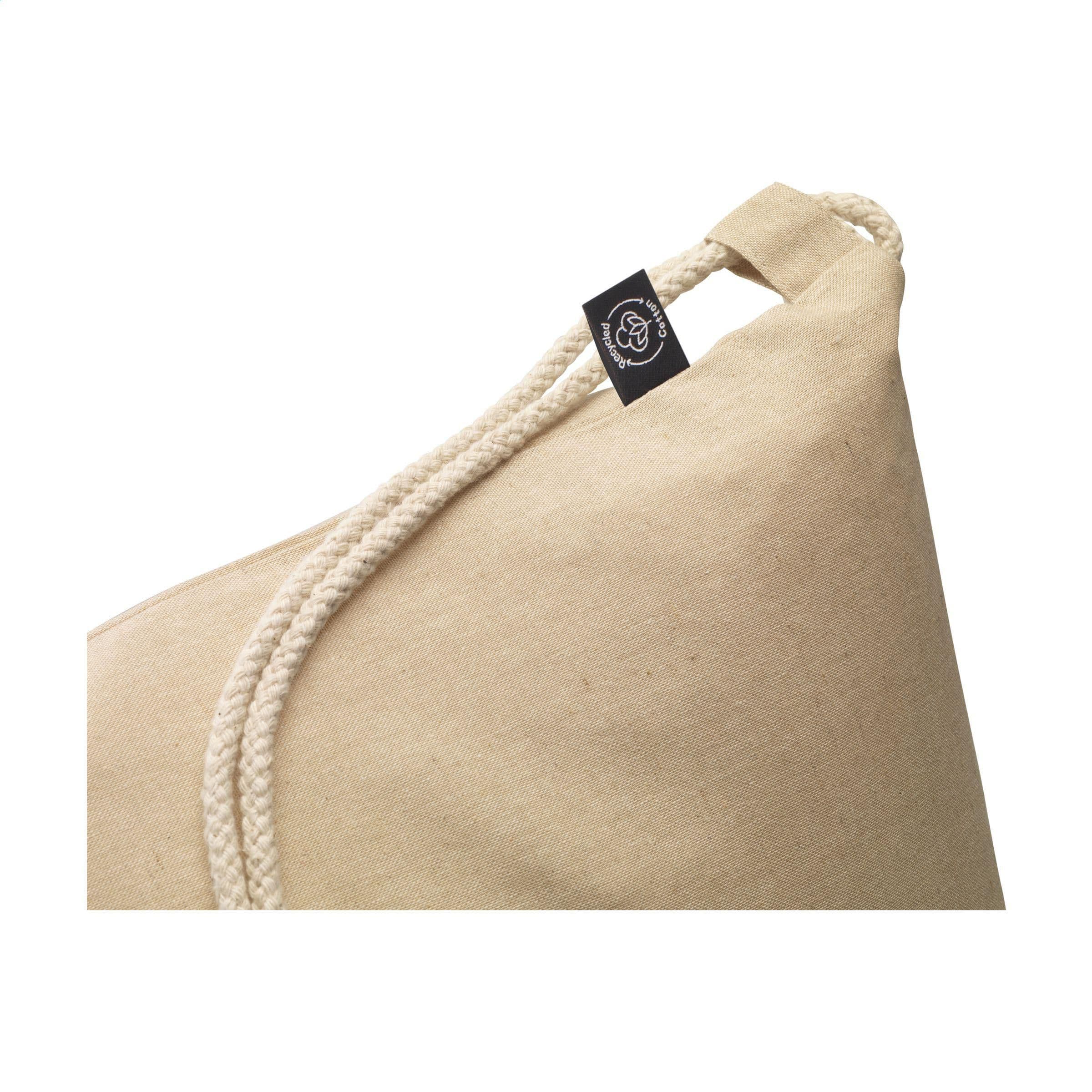 Sac à dos PromoBag coton GRS recyclé (180 g/m²) en situation