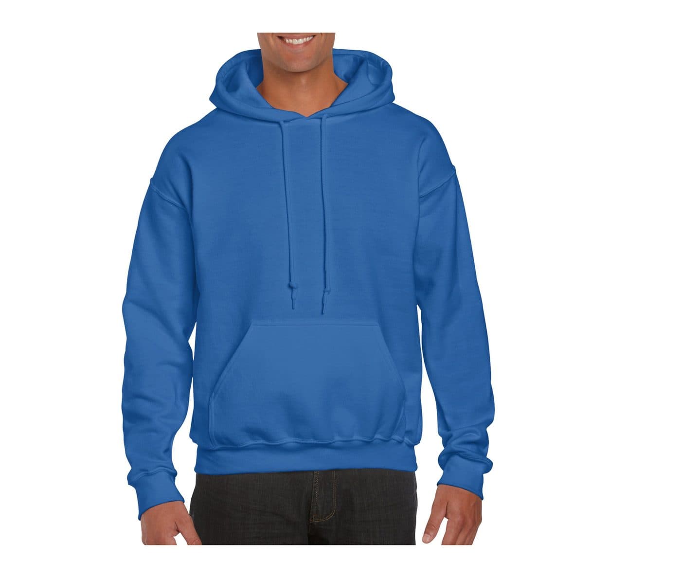 DRYBLEND ADULT HOODED SWEATSHIRT coloris Bleu roi