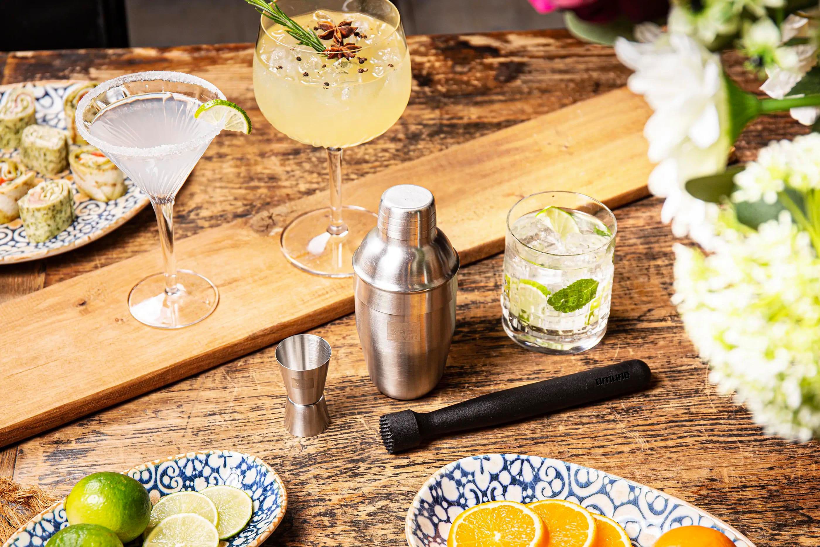 Set de cocktails Cocktailset Bar in a Box en situation