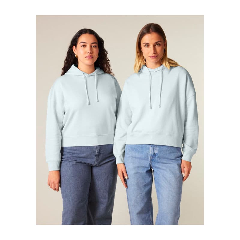 Stella Nora women's hoodie  coloris Bleu glacier
