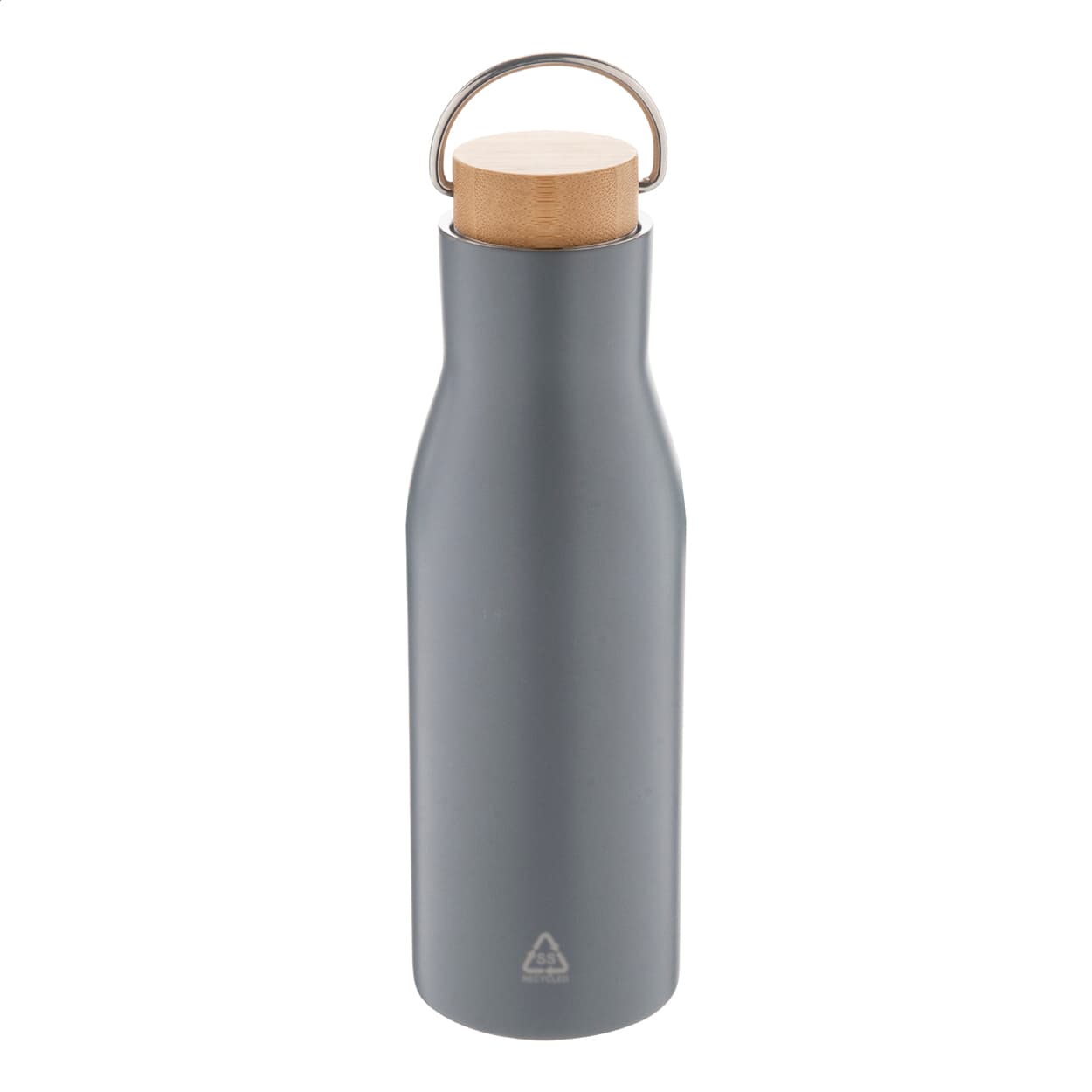 Bouteille isotherme  coloris Gris foncé
