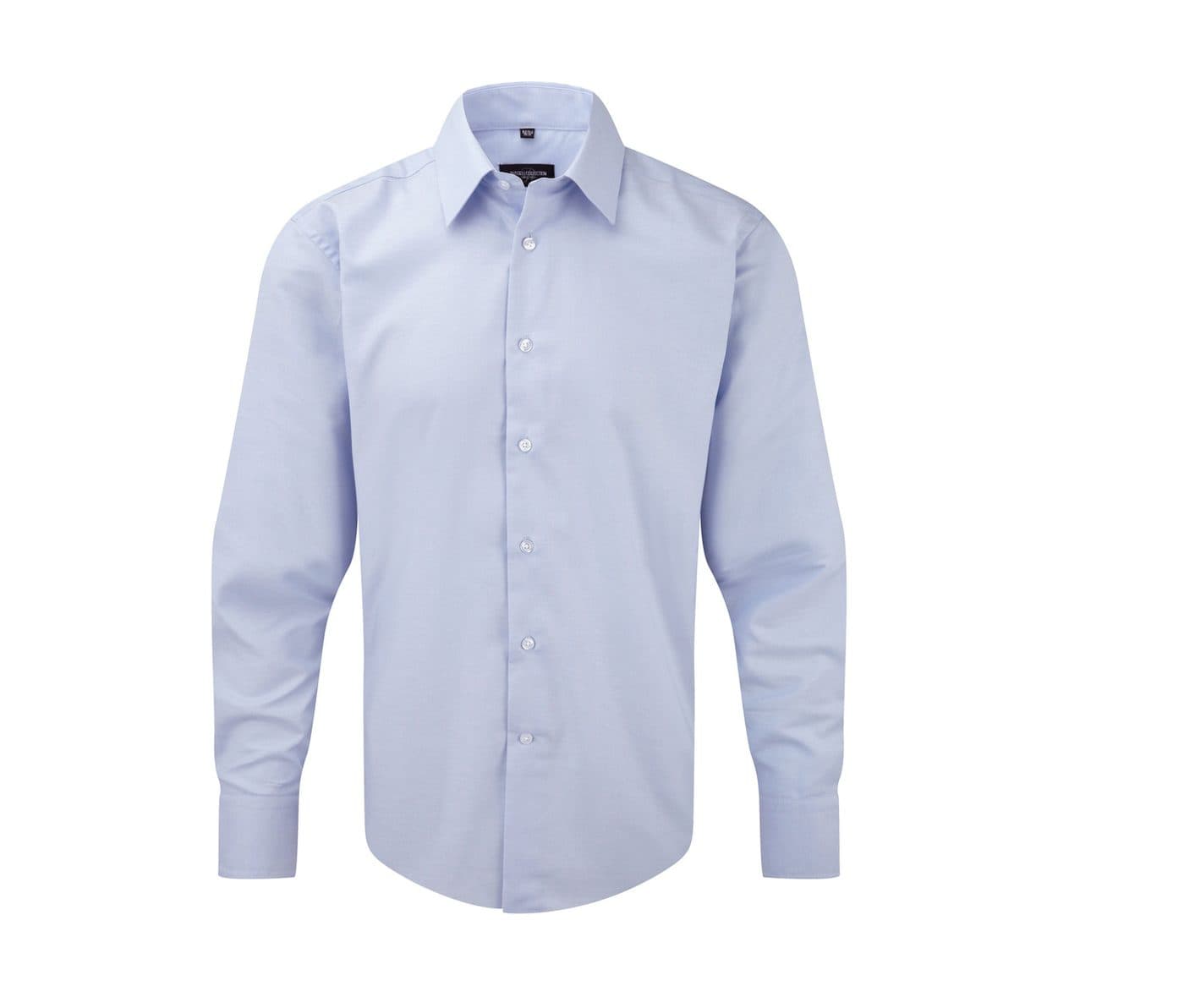 MEN'S LONG SLEEVE TAILORED OXFORD SHIRT coloris Bleu oxford