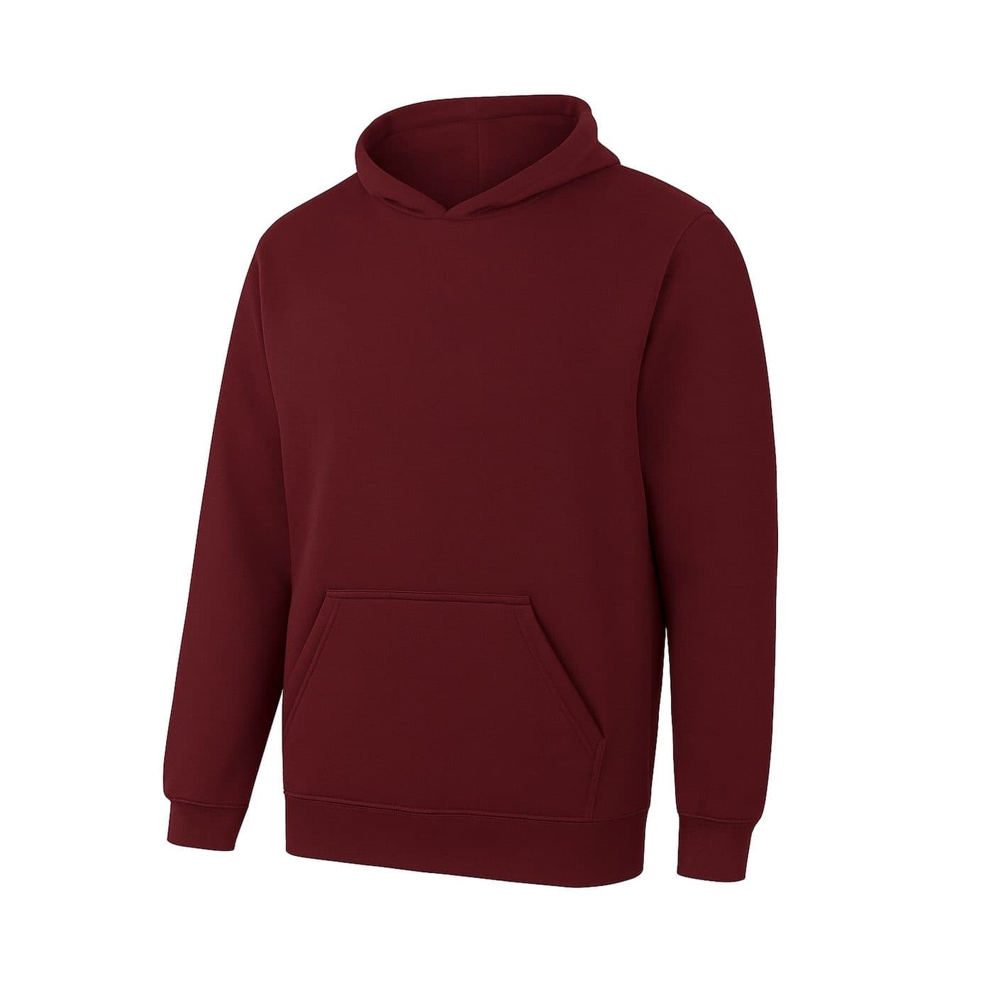 ORGANIC COTTON HOODED coloris Bordeaux