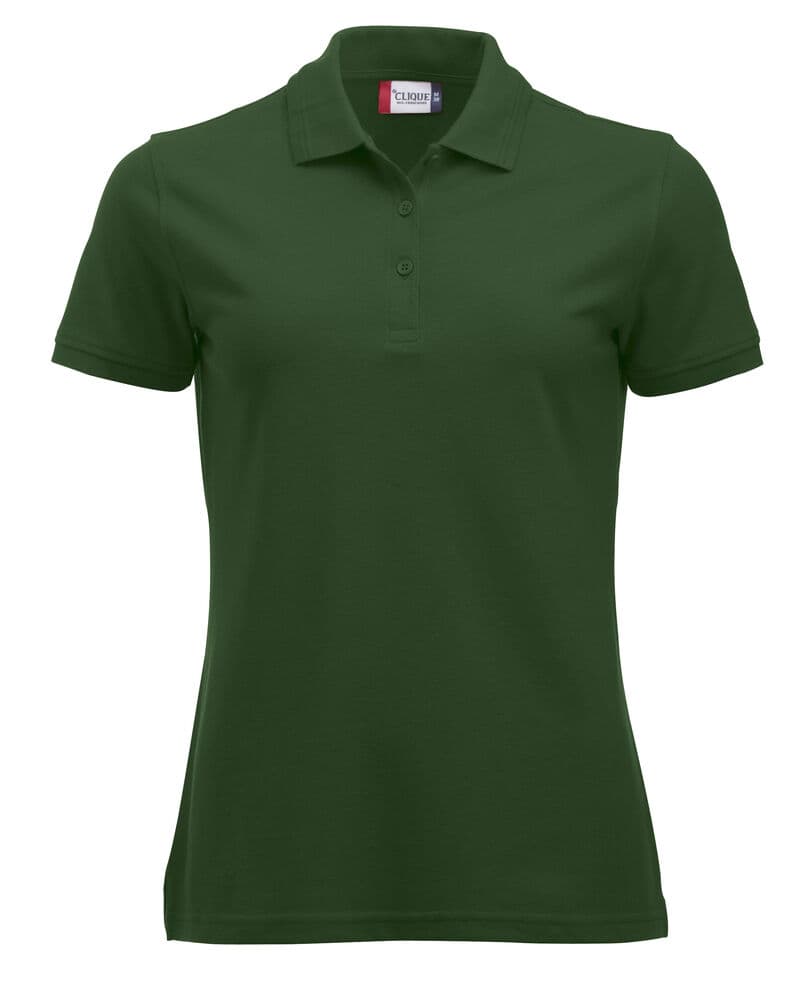 Clique Manhattan Women Polo coloris Vert bouteille