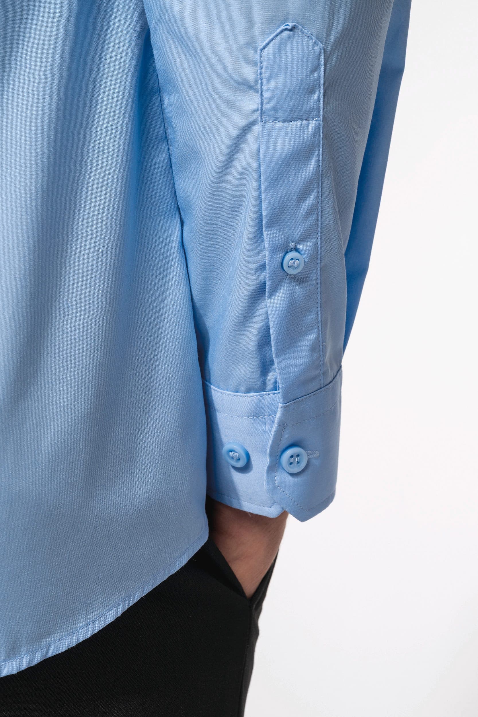 Chemise pilote manches longues homme en situation