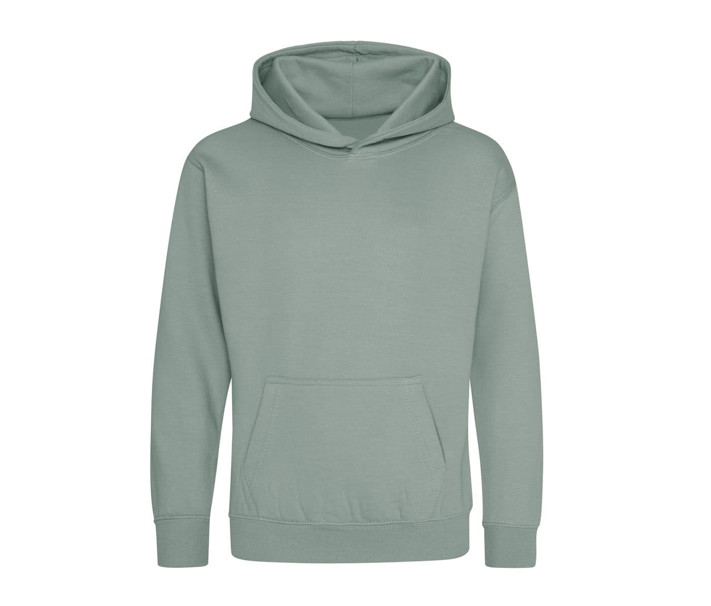 KIDS HOODIE coloris Vert poudré