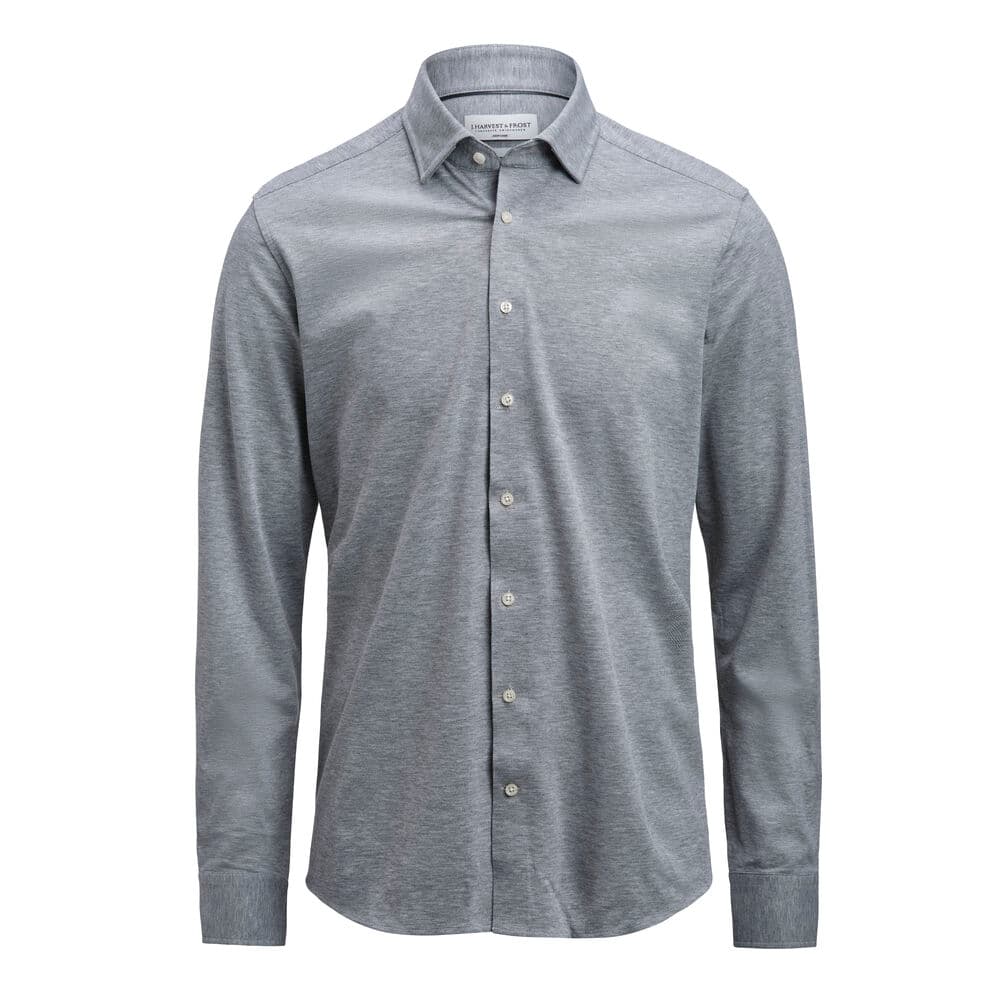 Indigo Bow 135 Chemise Regular Fit Hommes coloris Gris Mélangé