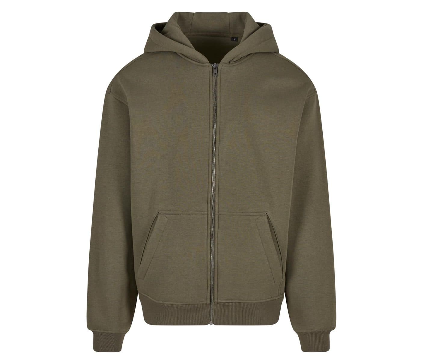 OVERSIZED ZIP HOODY coloris Olive