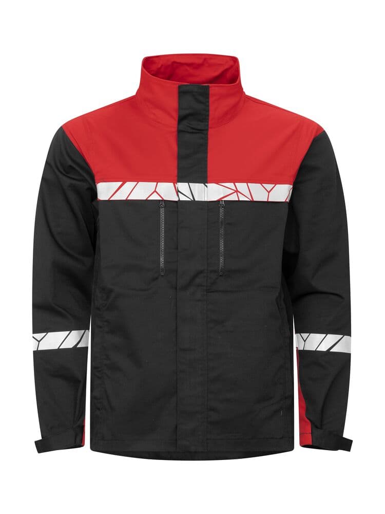 7416 VESTE DE TRAVAIL coloris Noir / Rouge
